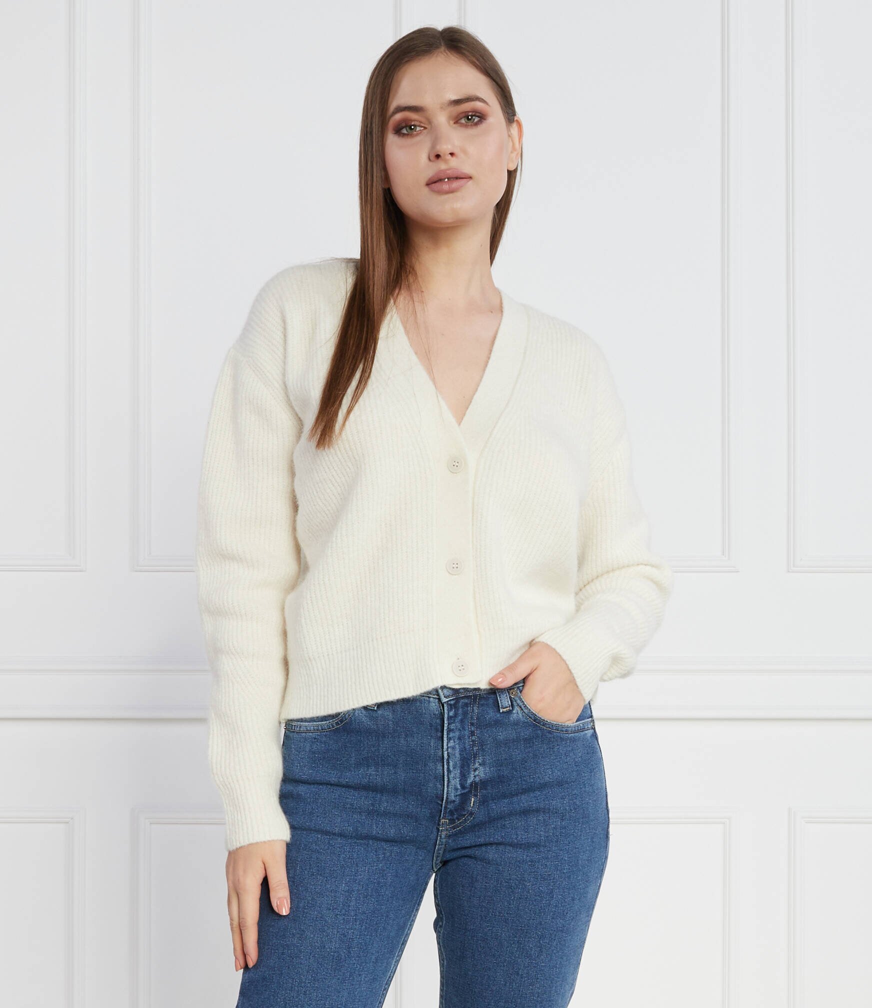 Calvin Klein Cardigan | Regular Fit cu adaos de lână