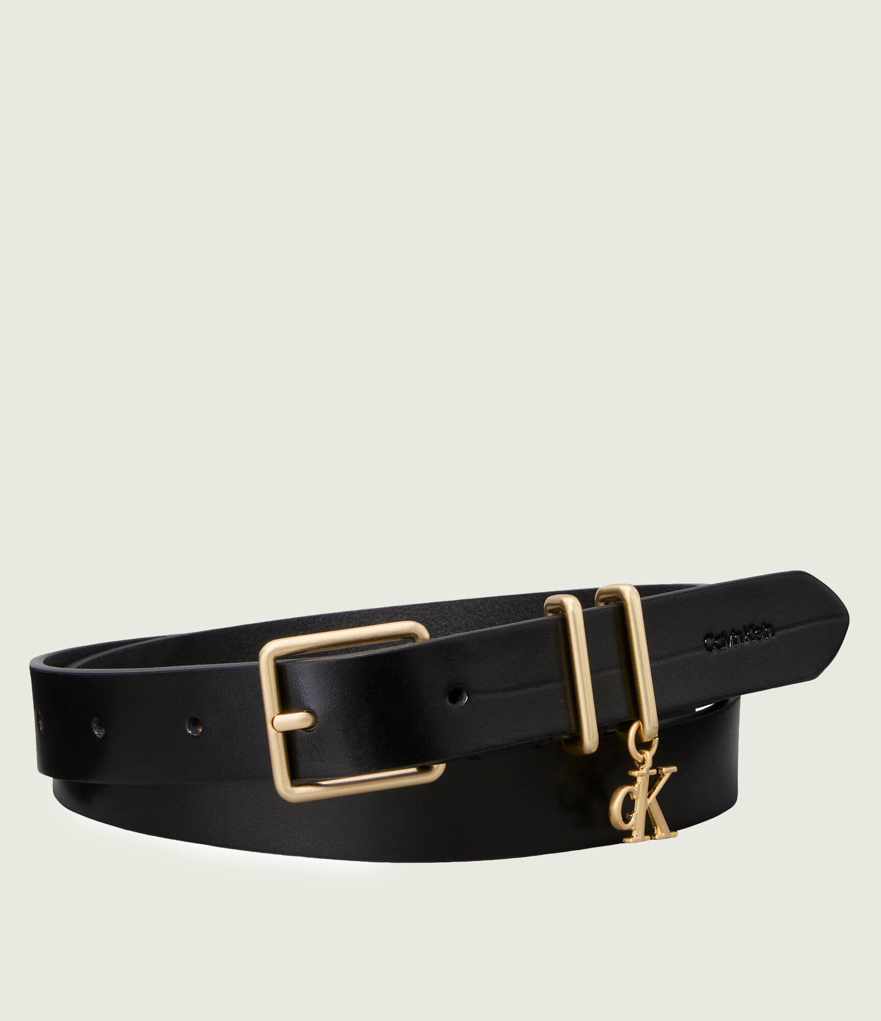 Calvin Klein Curea de piele MONOGRAM CHARM
