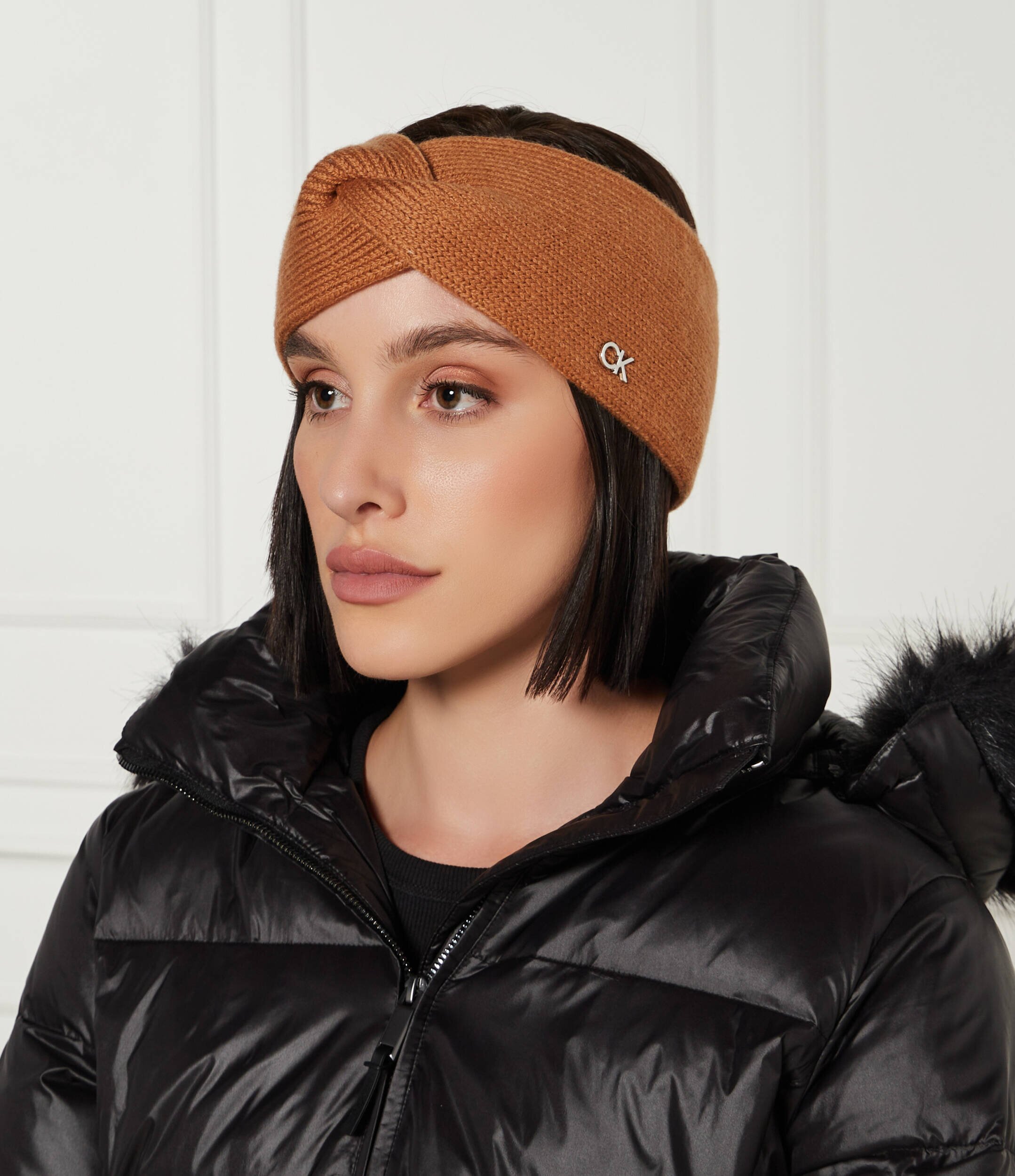 Calvin Klein De lână bentiță cu adaos de cașmir