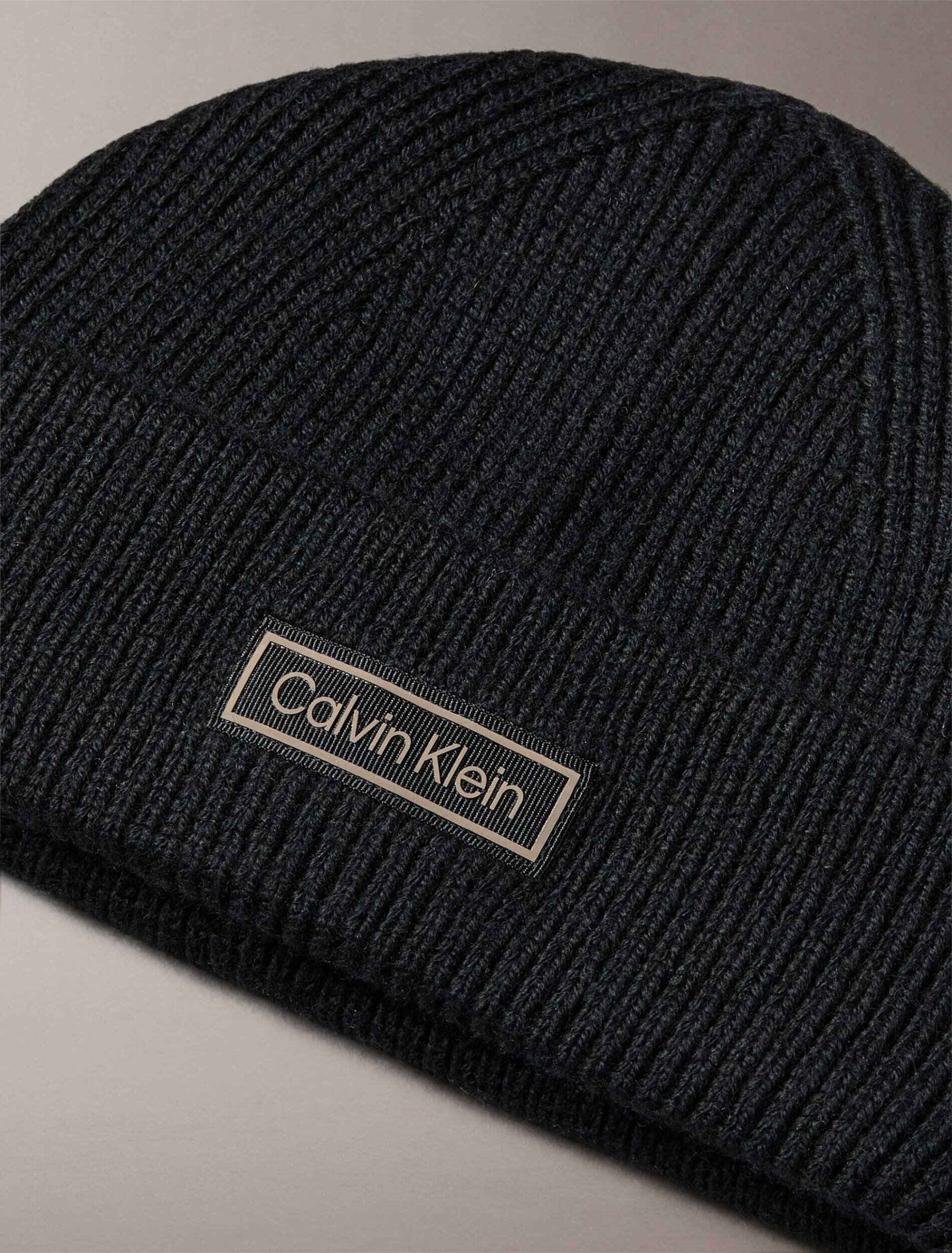 Calvin Klein De lână căciulă cu adaos de cașmir
