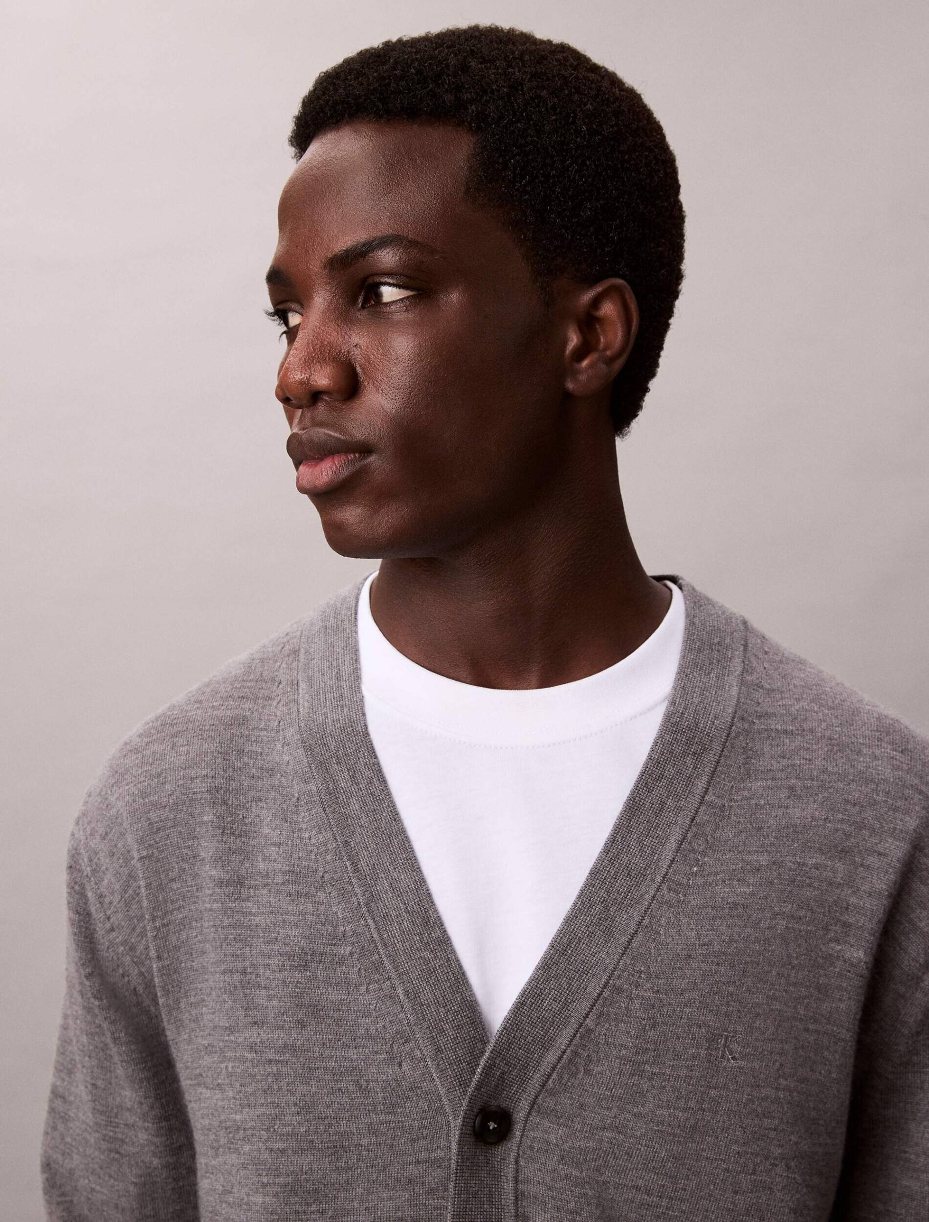 Calvin Klein De lână cardigan | regular fit