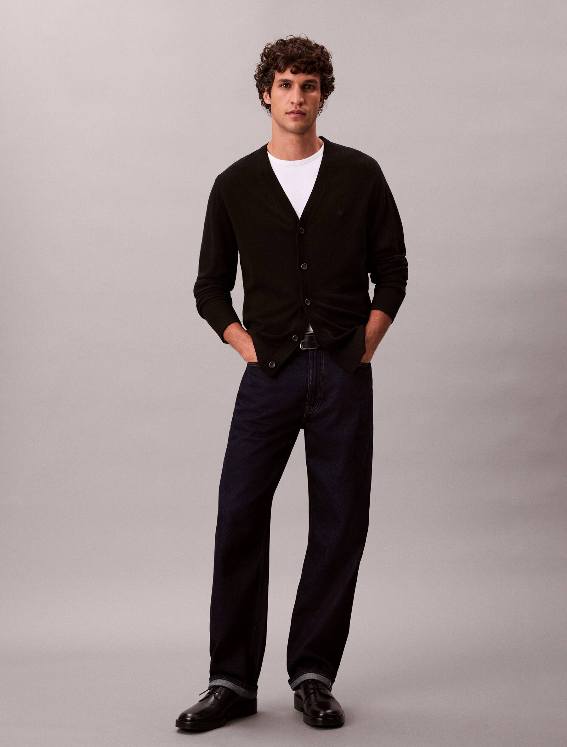 Calvin Klein De lână cardigan | regular fit