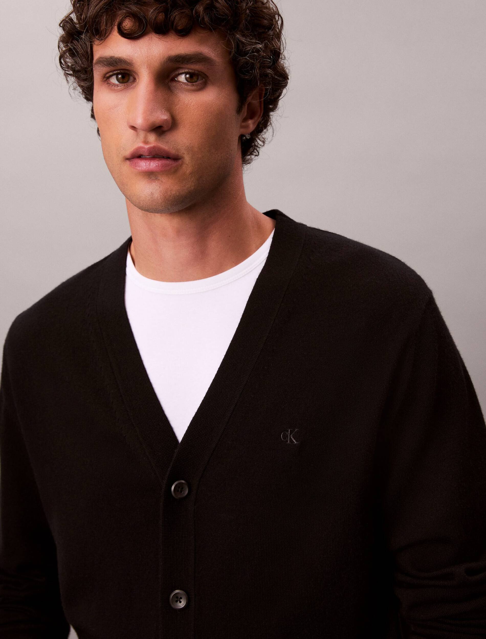 Calvin Klein De lână cardigan | regular fit
