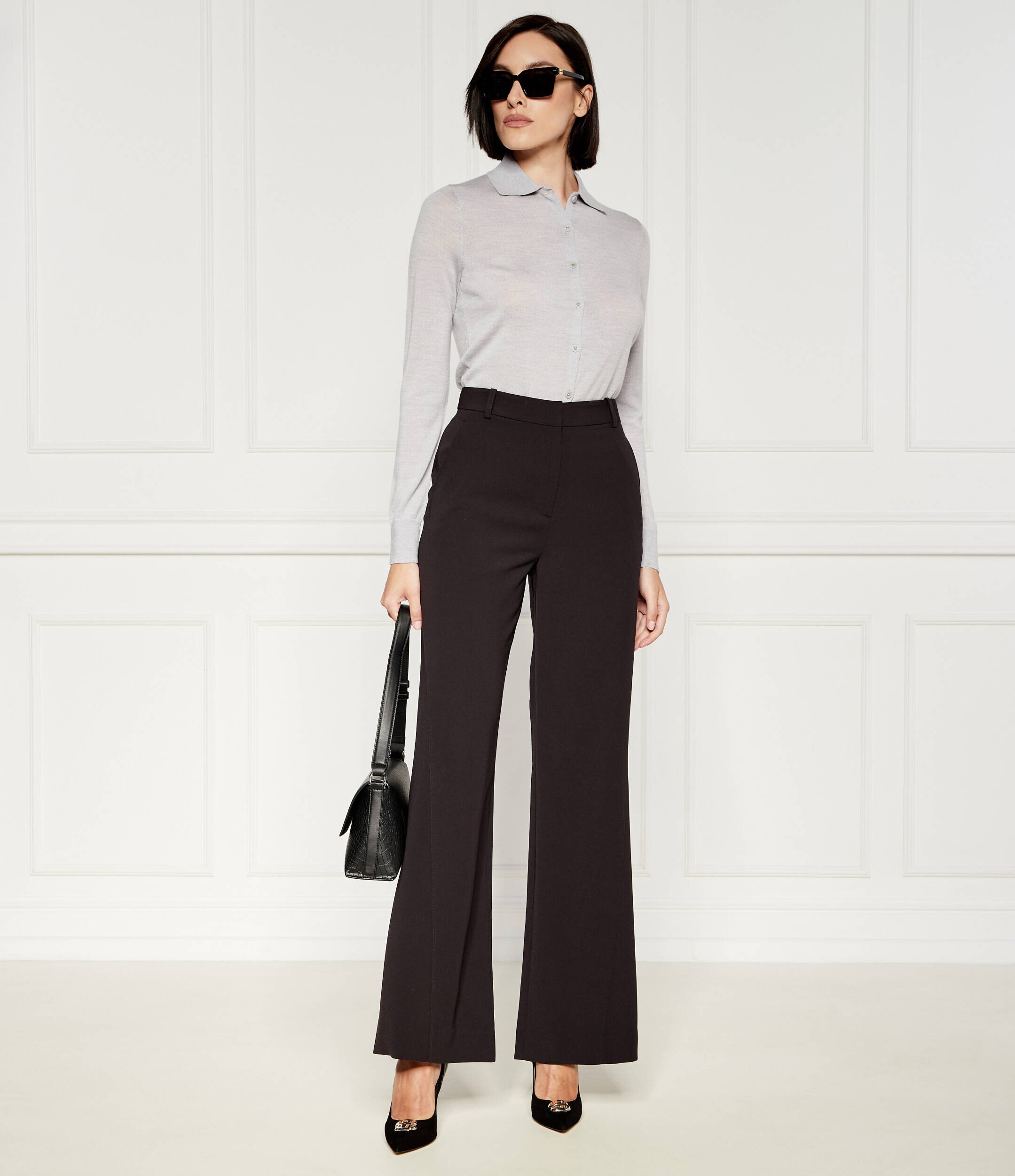 Calvin Klein De lână cardigan | Shaped fit