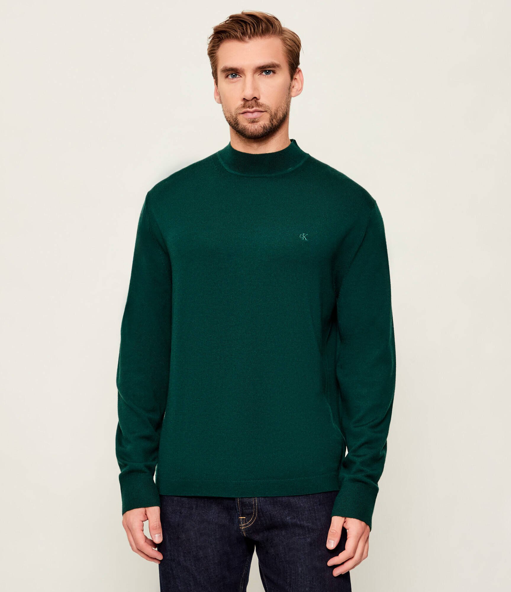 Calvin Klein De lână guler înalt | regular fit