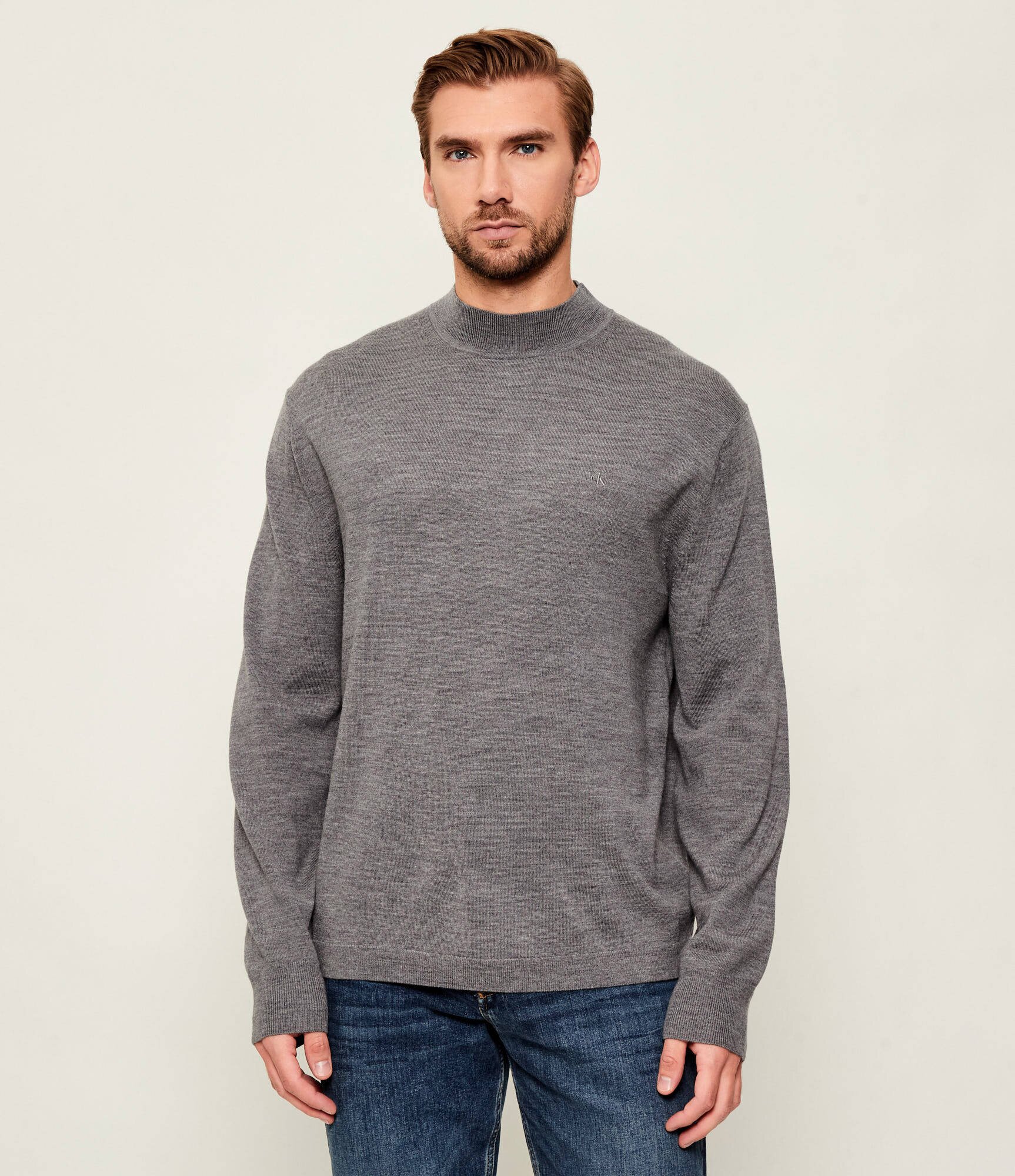 Calvin Klein De lână guler înalt | regular fit