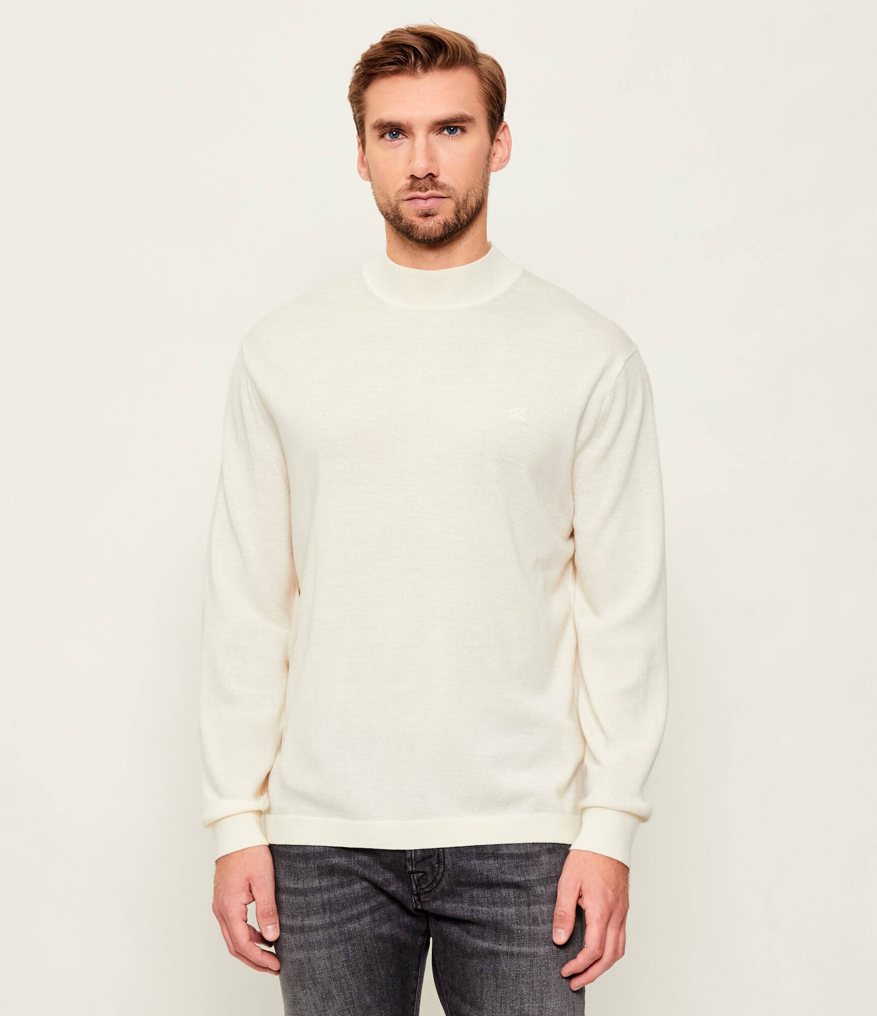Calvin Klein De lână guler înalt | regular fit