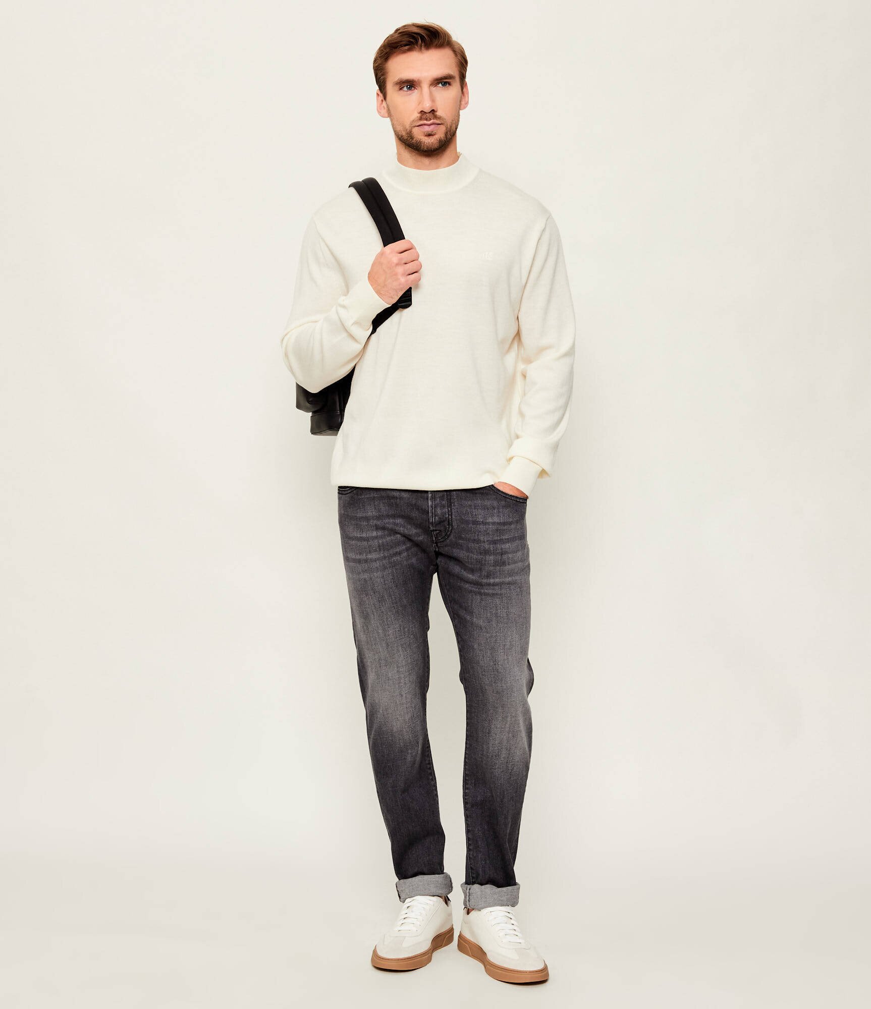 Calvin Klein De lână guler înalt | regular fit