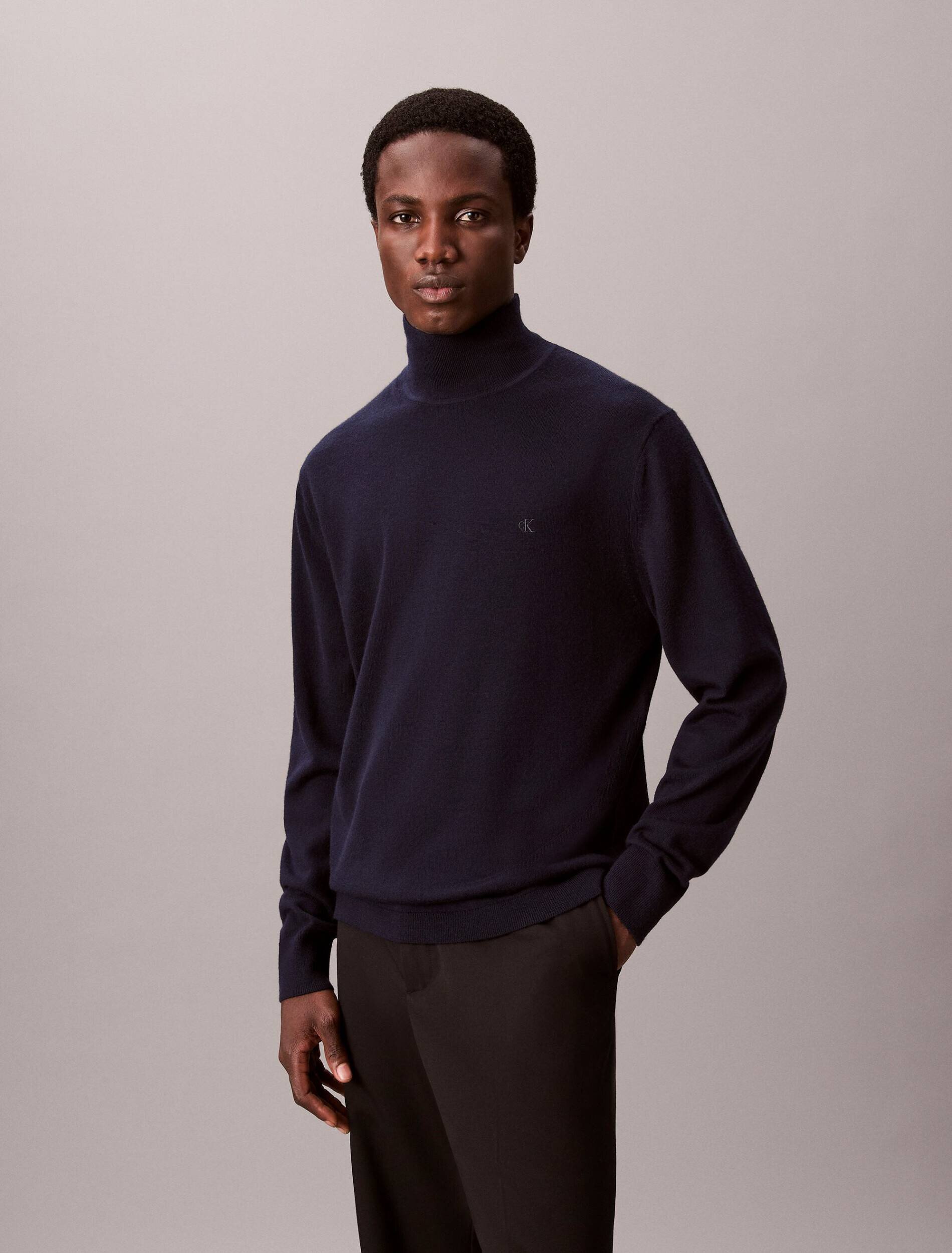 Calvin Klein De lână guler înalt | regular fit