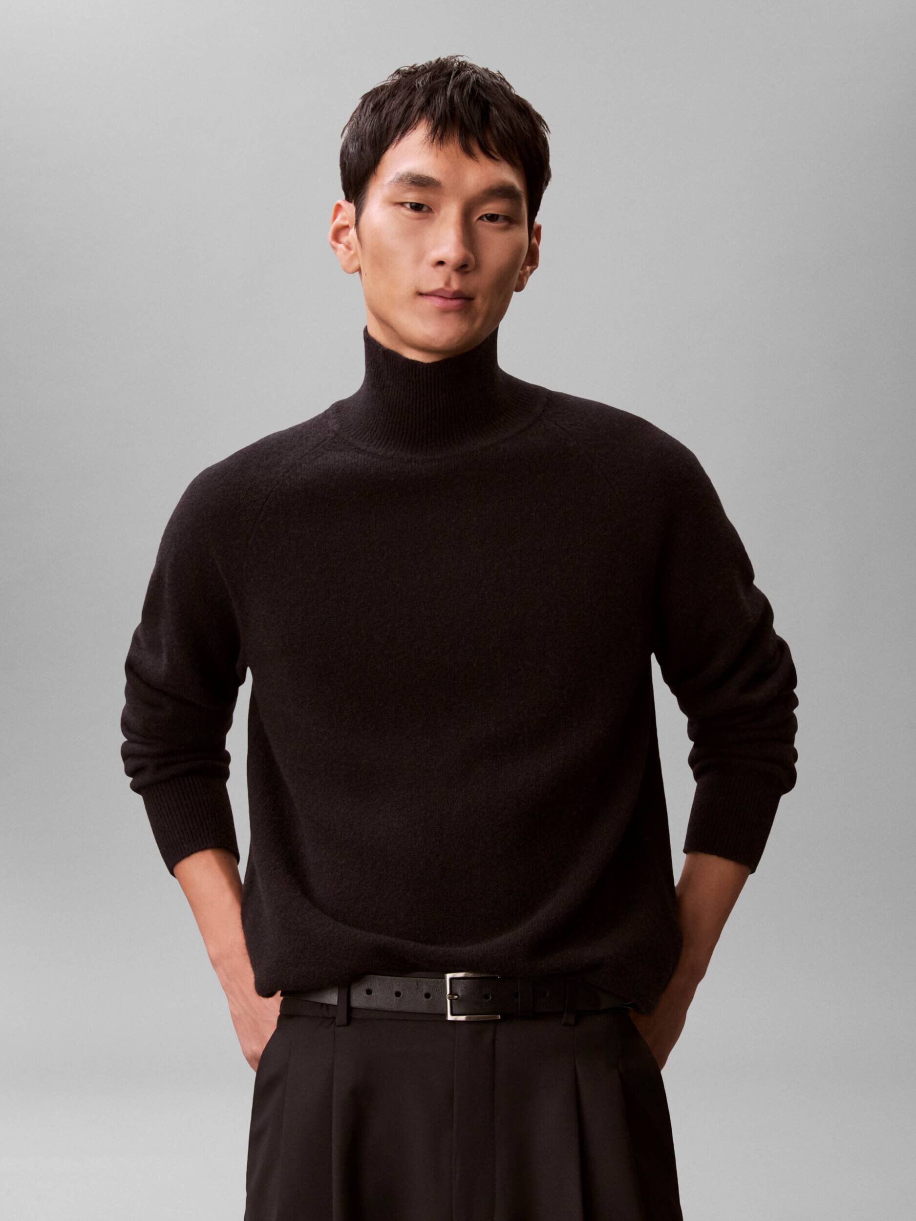 Calvin Klein De lână guler înalt | Relaxed fit