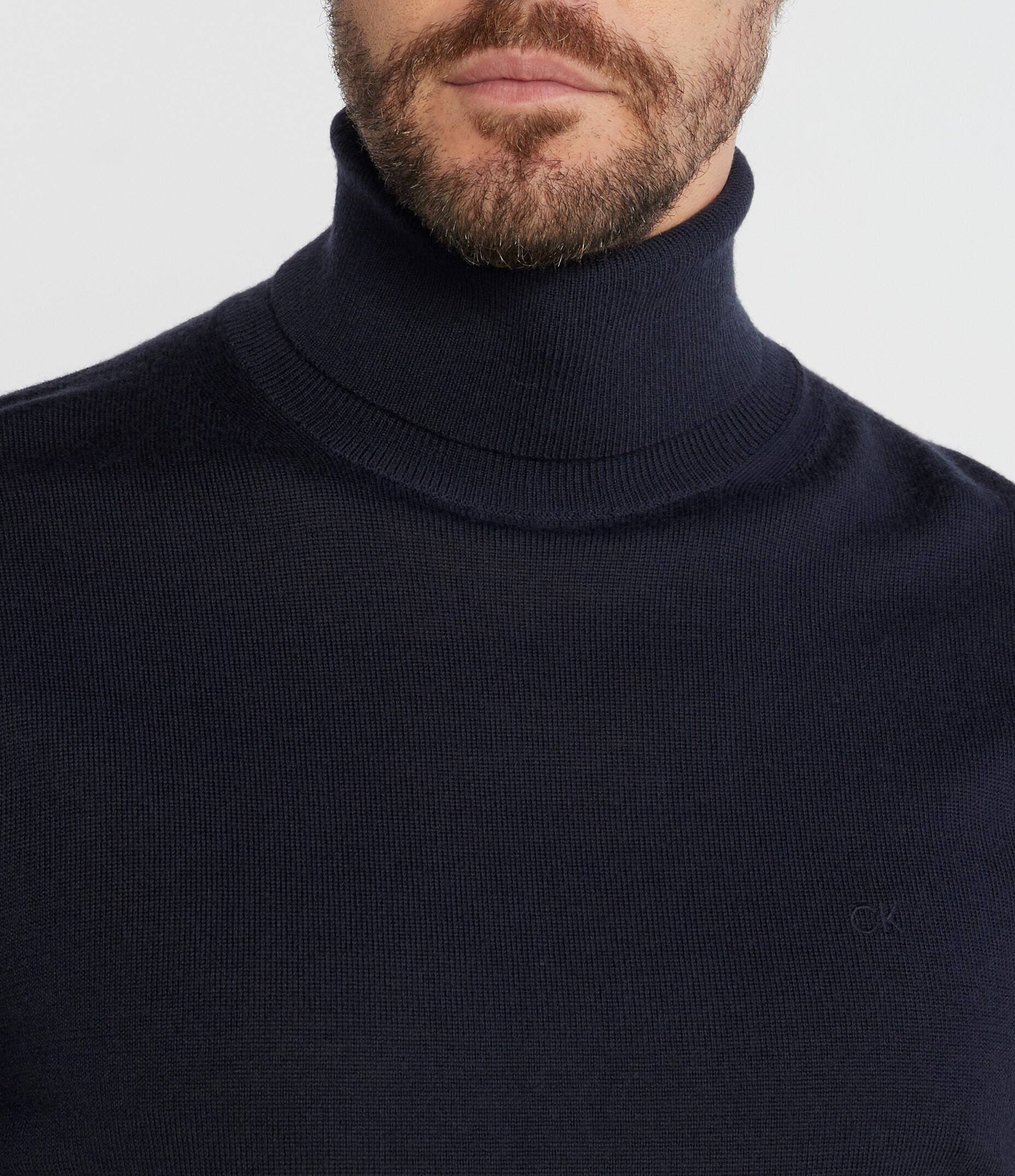 Calvin Klein De lână maletă | Slim Fit