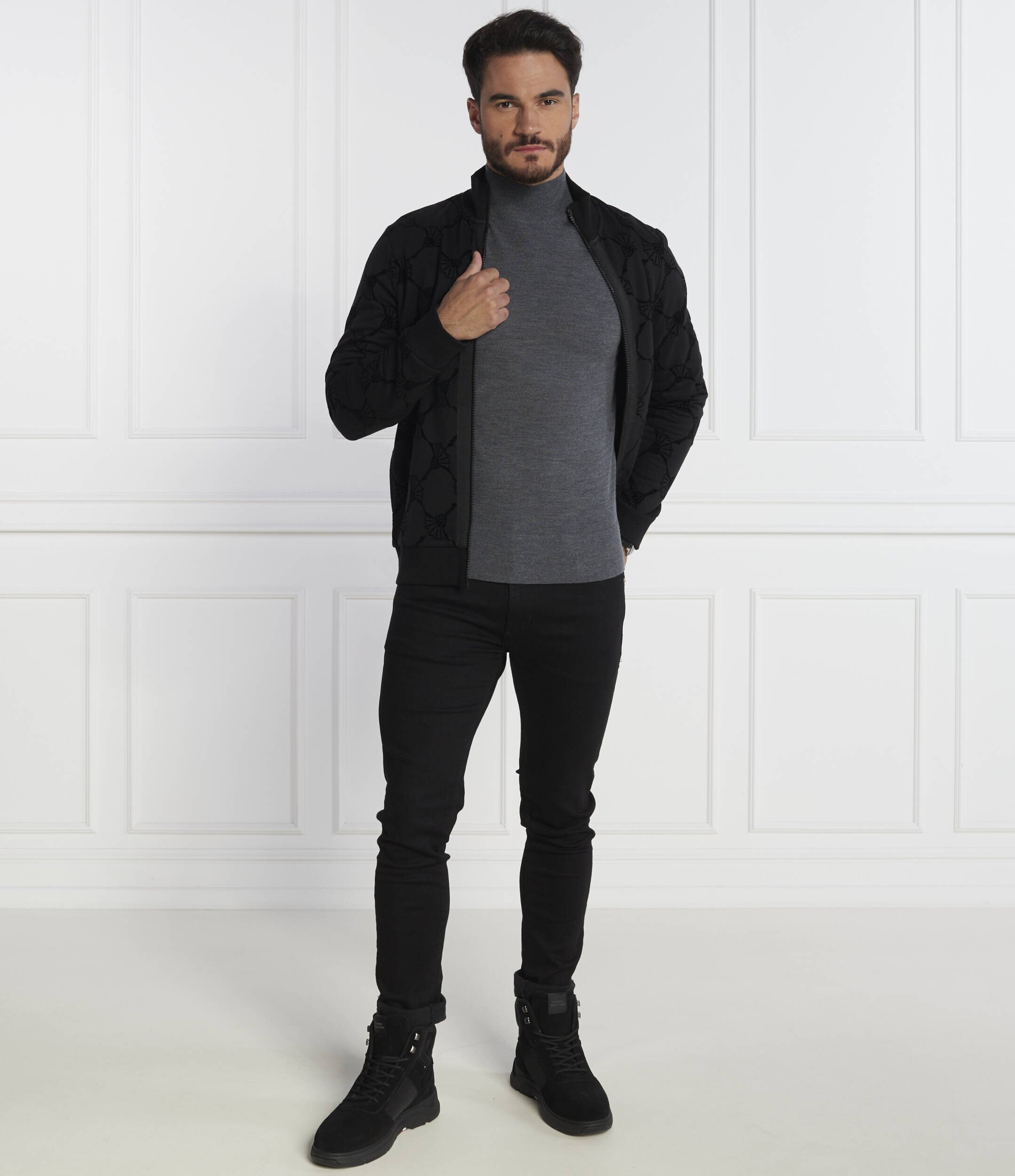 Calvin Klein De lână maletă | Slim Fit