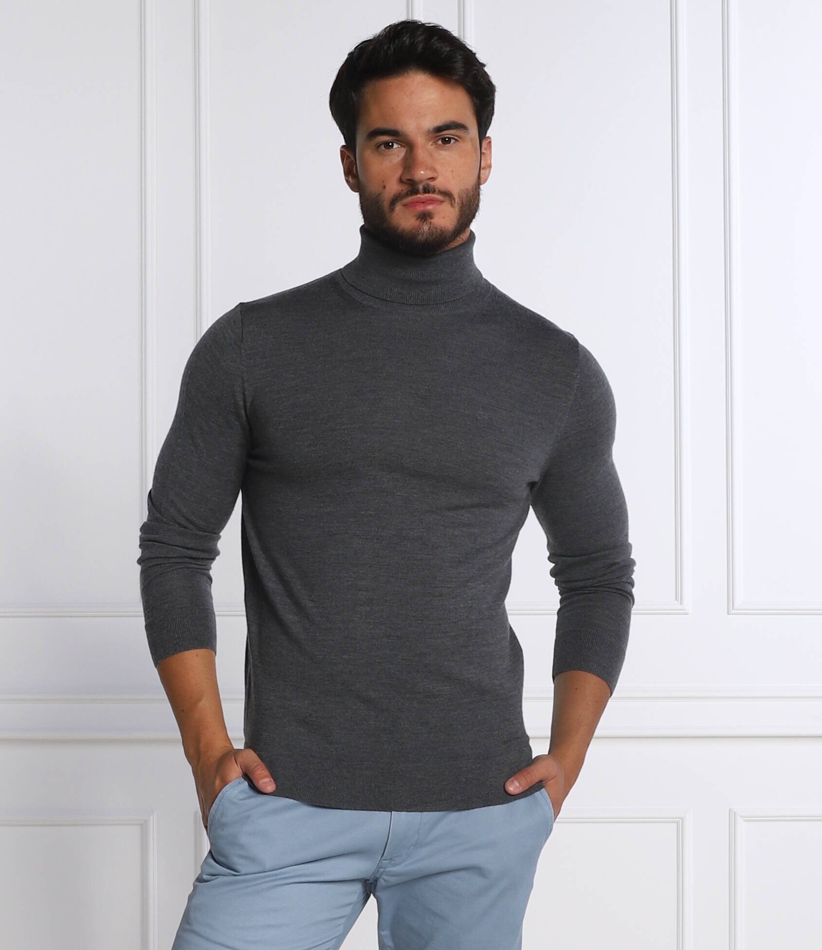Calvin Klein de lână maletă | slim fit