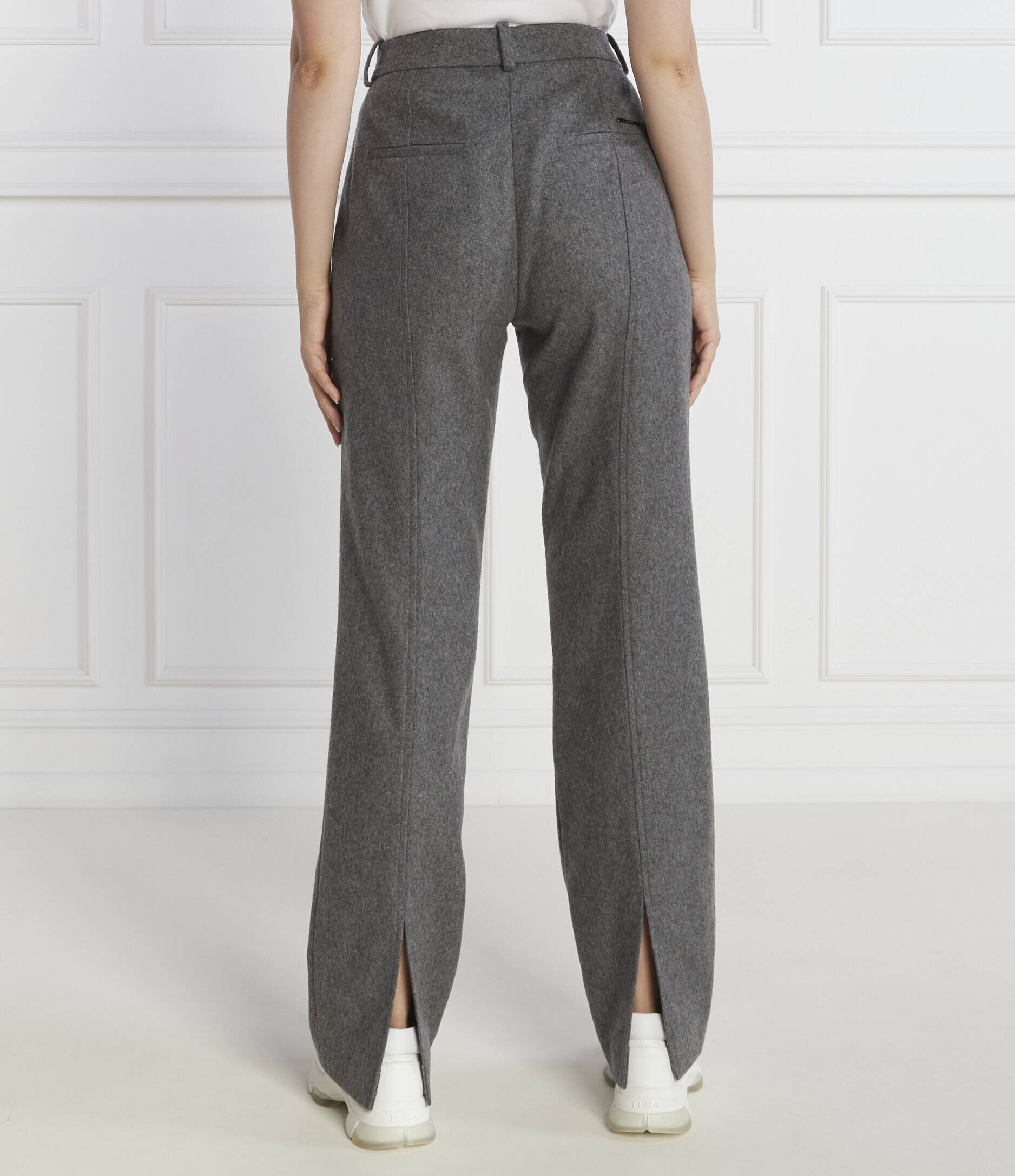 Calvin Klein De lână pantaloni | Regular Fit