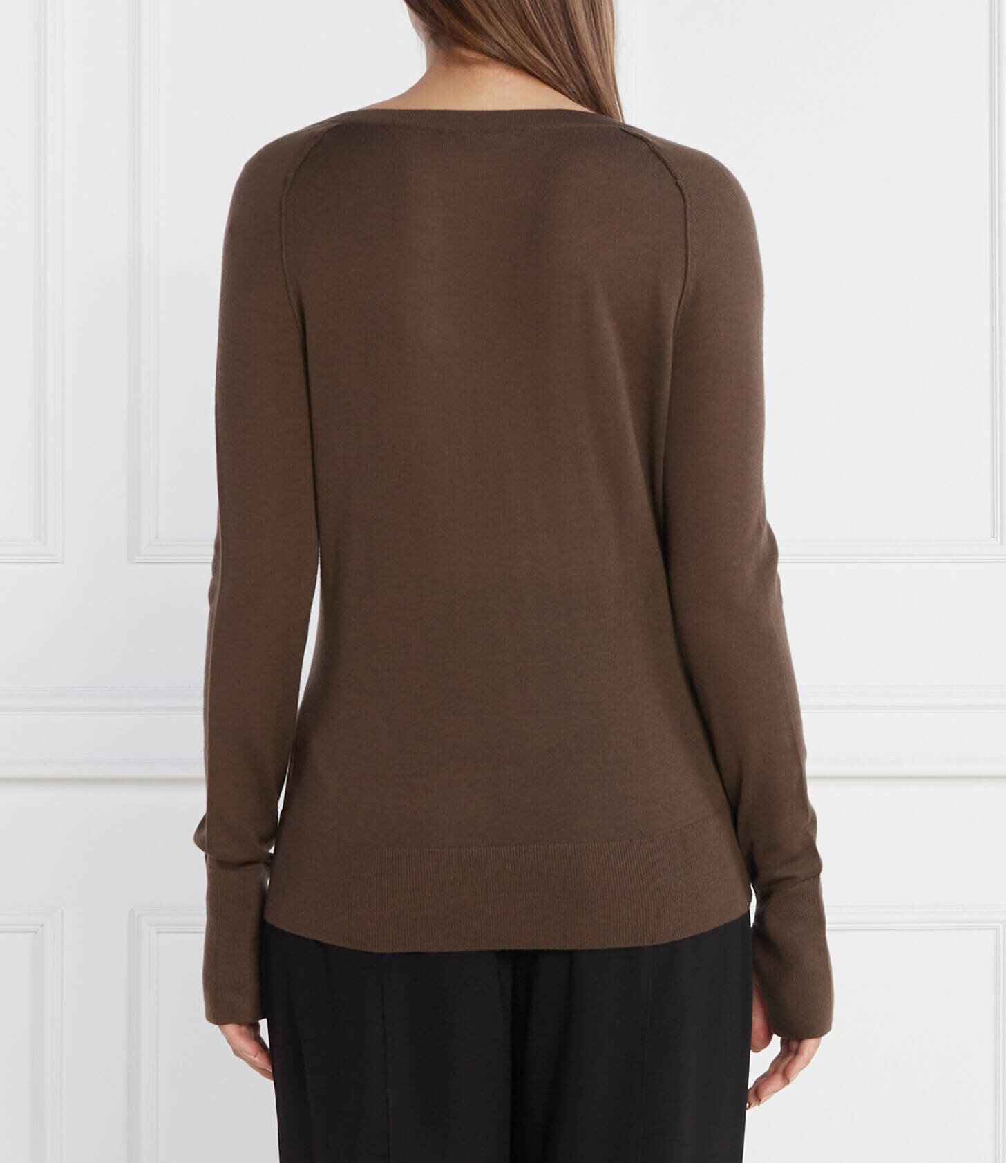 Calvin Klein De lână pulover EXTRA FINE V-NK | Regular Fit
