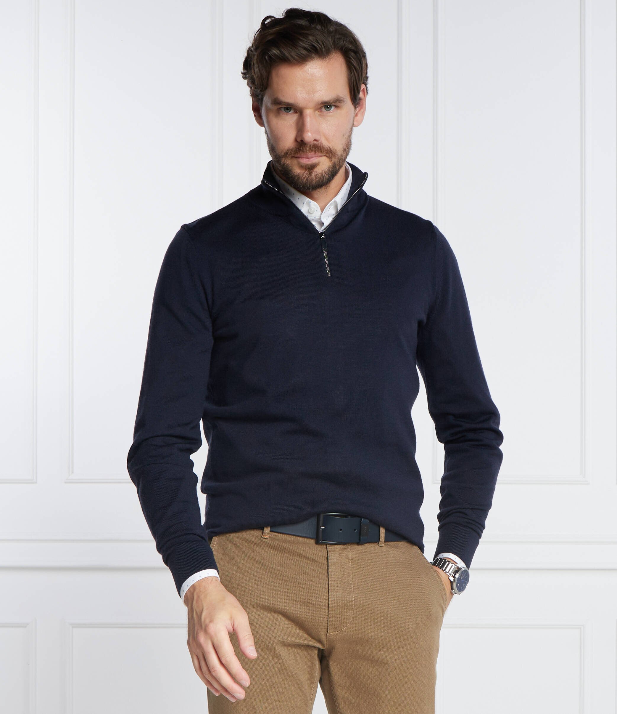 Calvin Klein De lână pulover | Regular Fit
