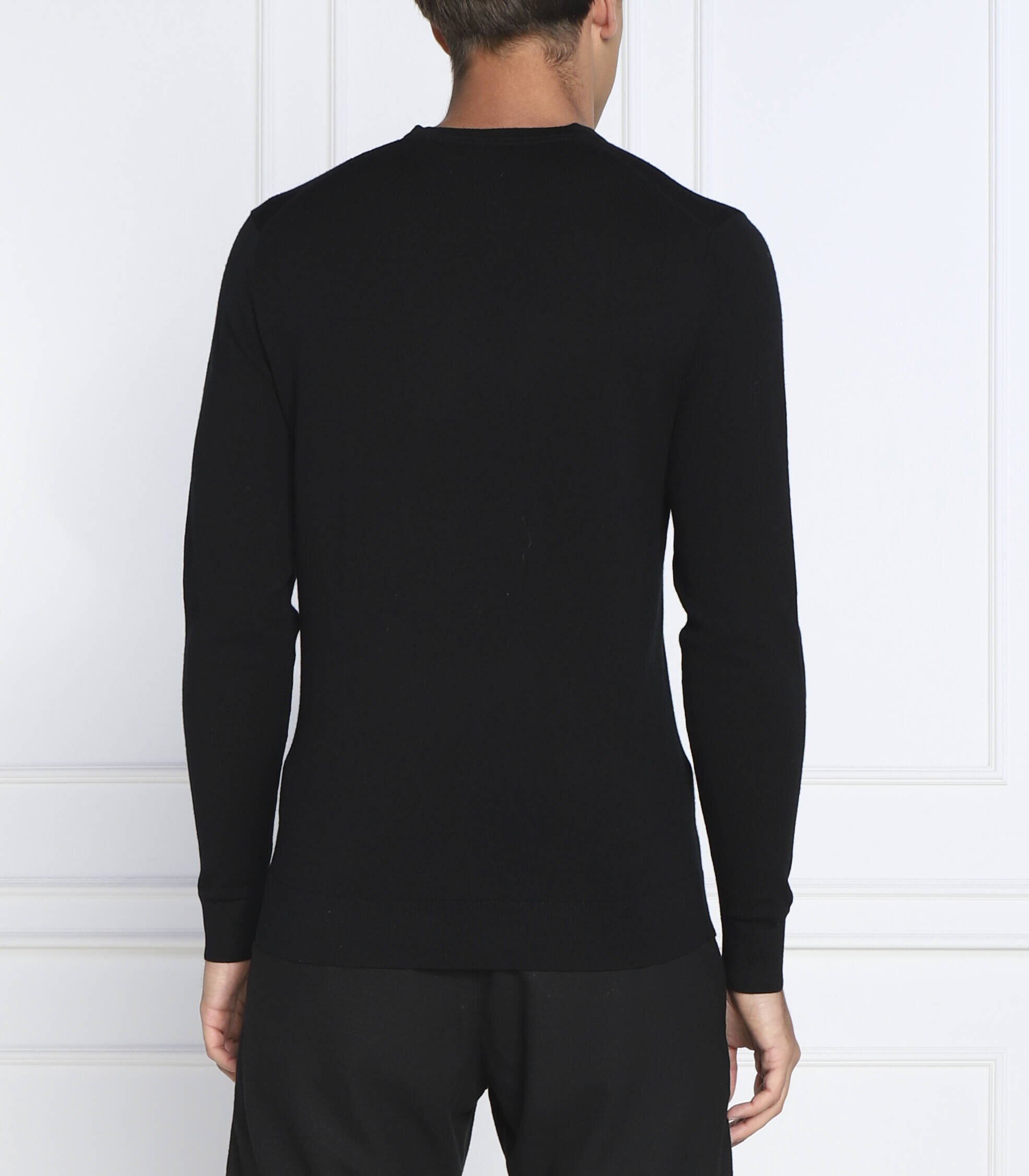 Calvin Klein de lână pulover superior | slim fit