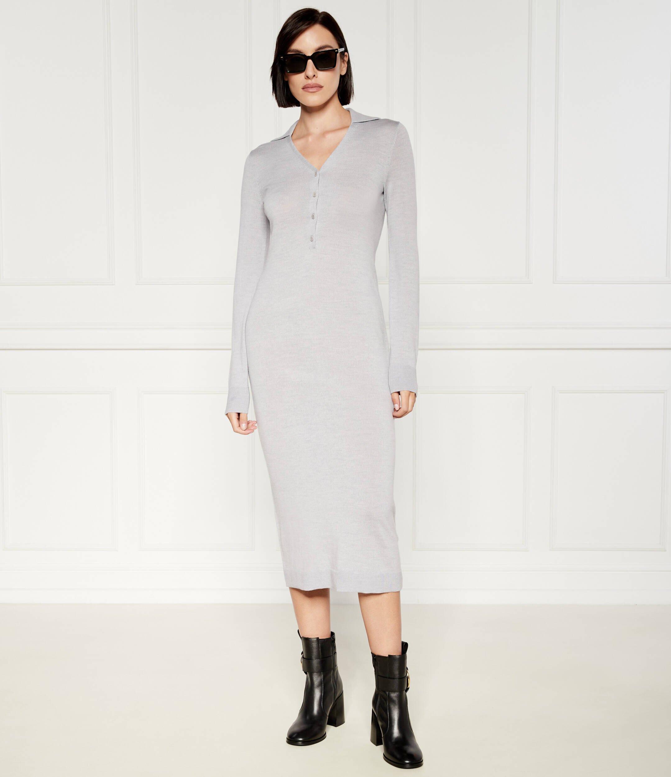 Calvin Klein De lână rochie
