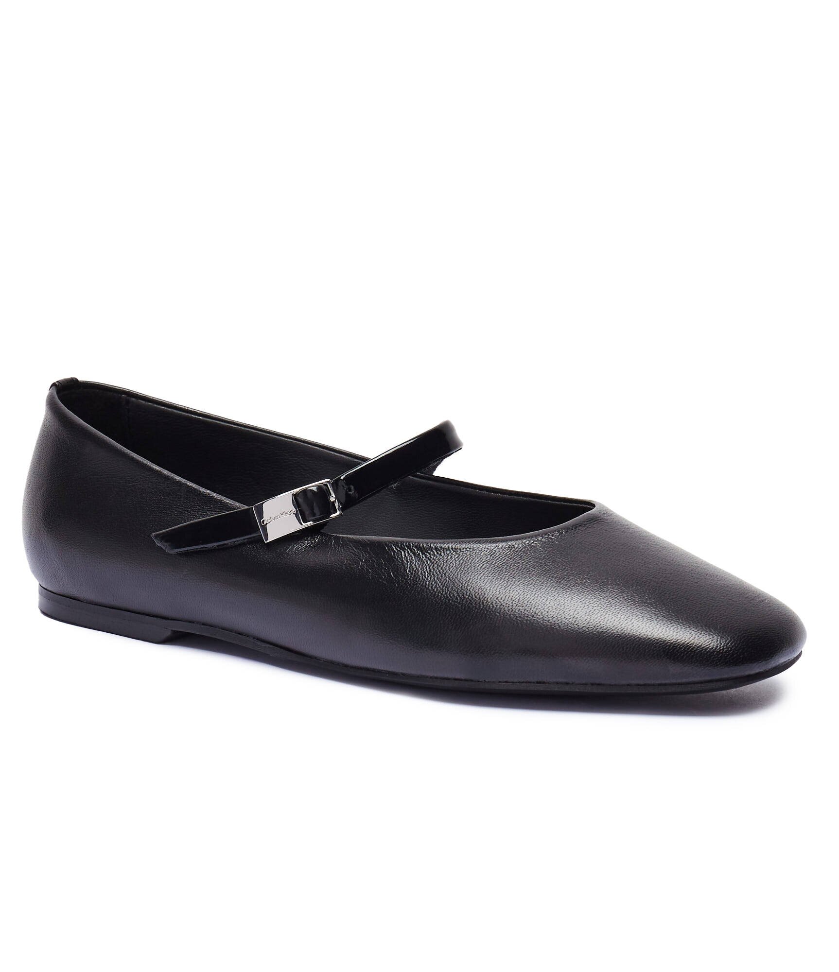 Calvin Klein De piele balerini Mary Jane