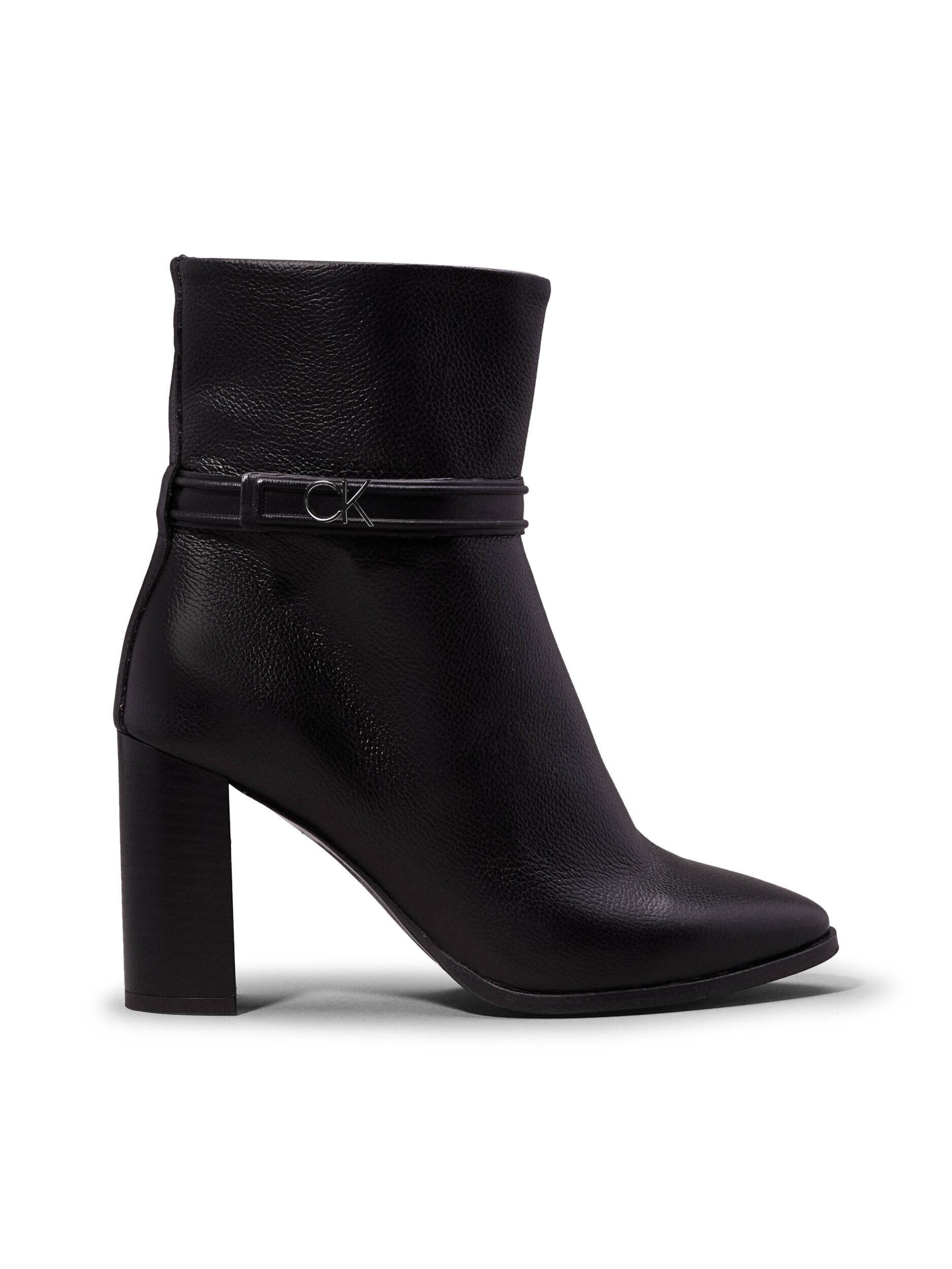 Calvin Klein De piele botine cu toc