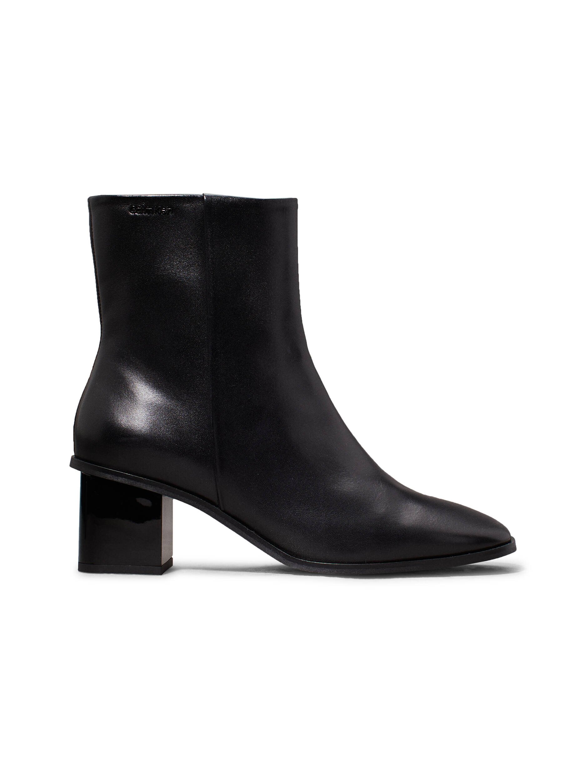 Calvin Klein De piele botine cu toc