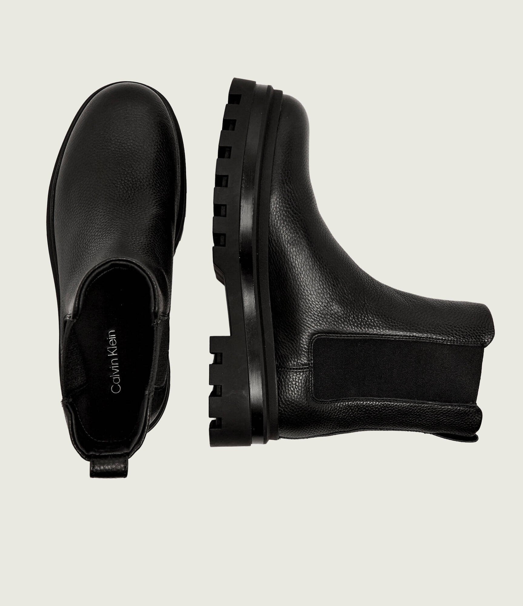 Calvin Klein De piele ghete chelsea LUGGED CHELSEA