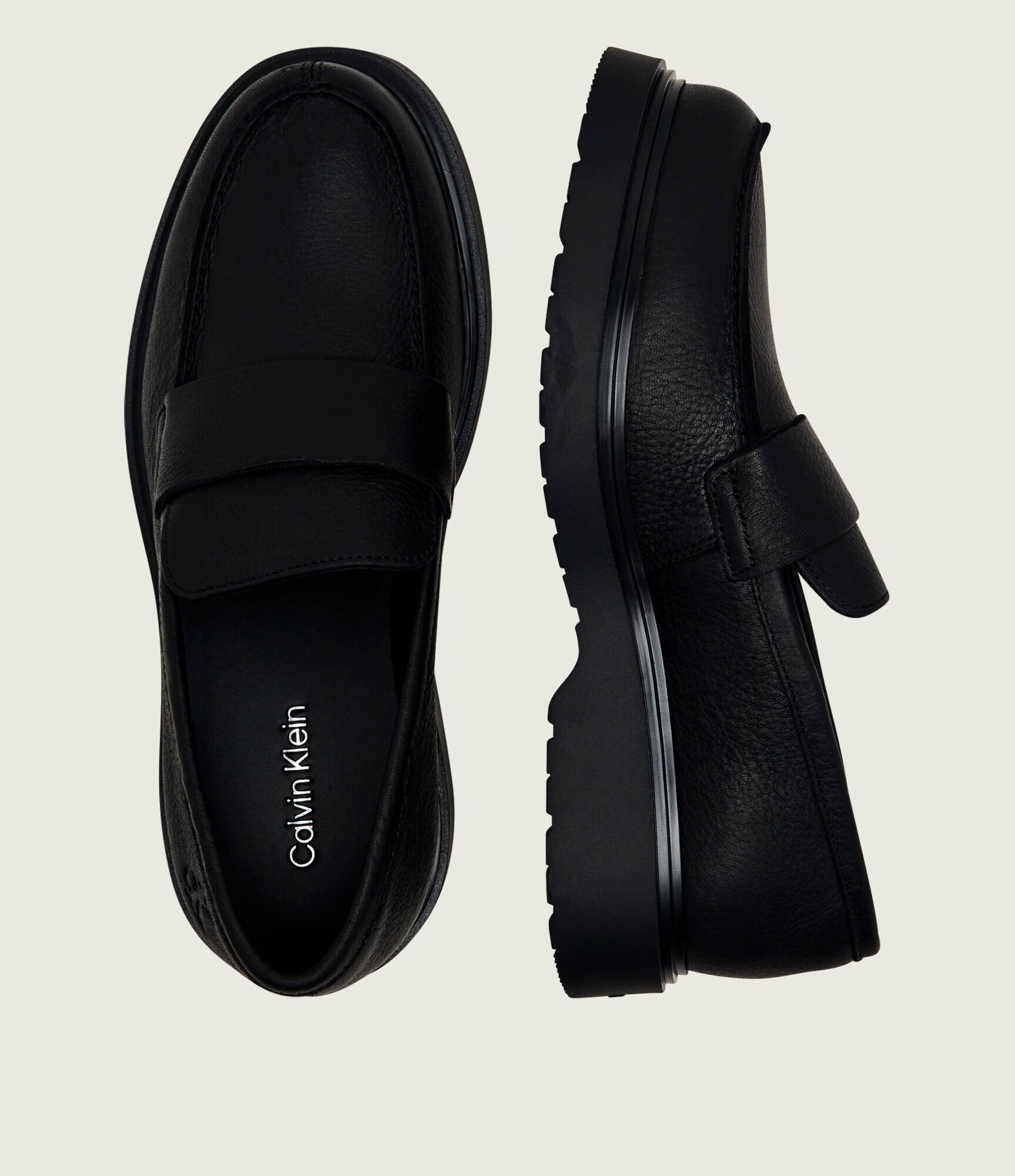 Calvin Klein De piele pantofi loafer
