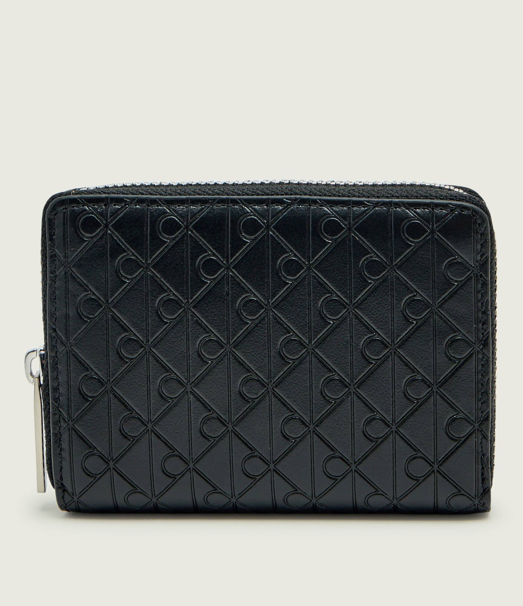 Calvin Klein De piele portofel EMBLEM EMBOSS
