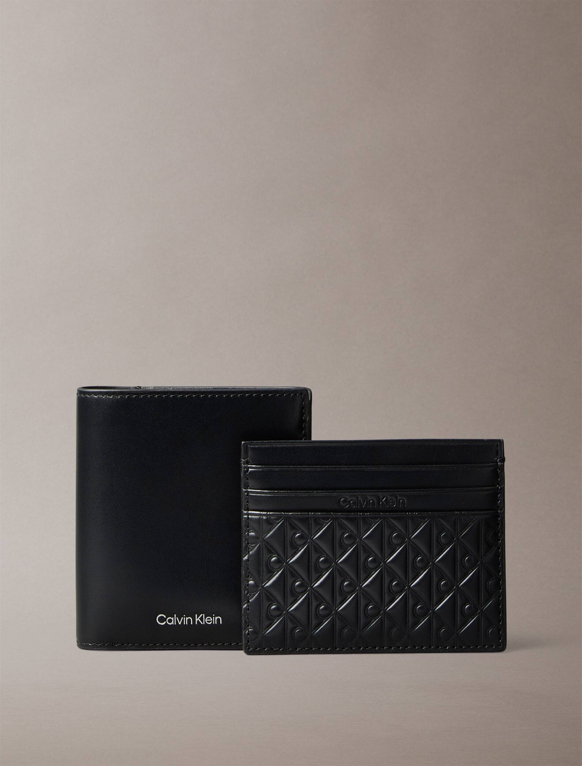 Calvin Klein De piele portofel + husă pentru carduri