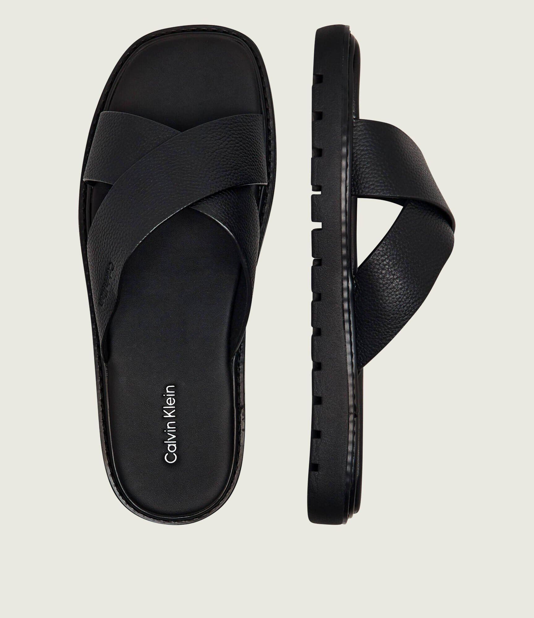 Calvin Klein De piele șlapi