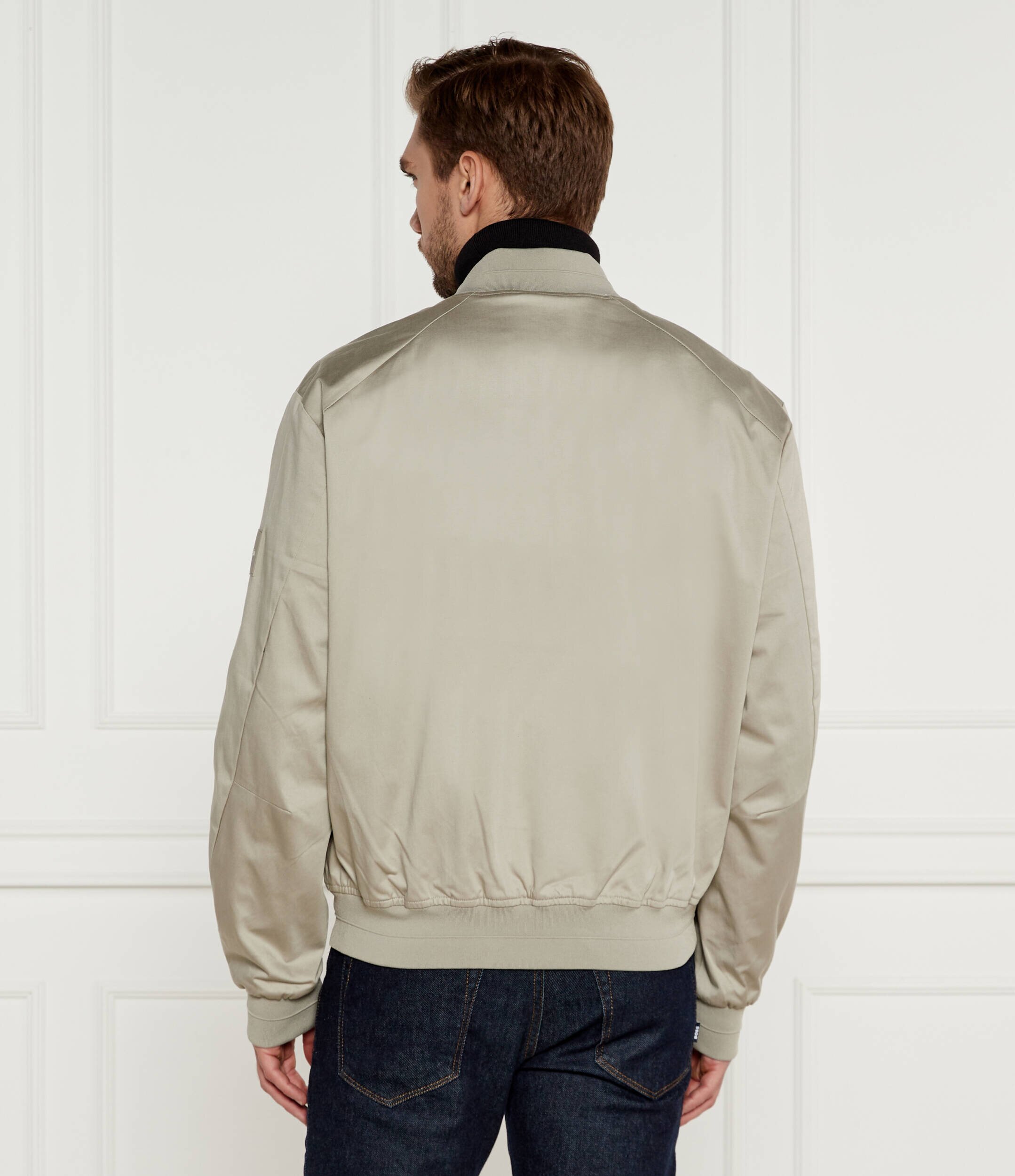 Calvin Klein De satin geacă | Regular Fit