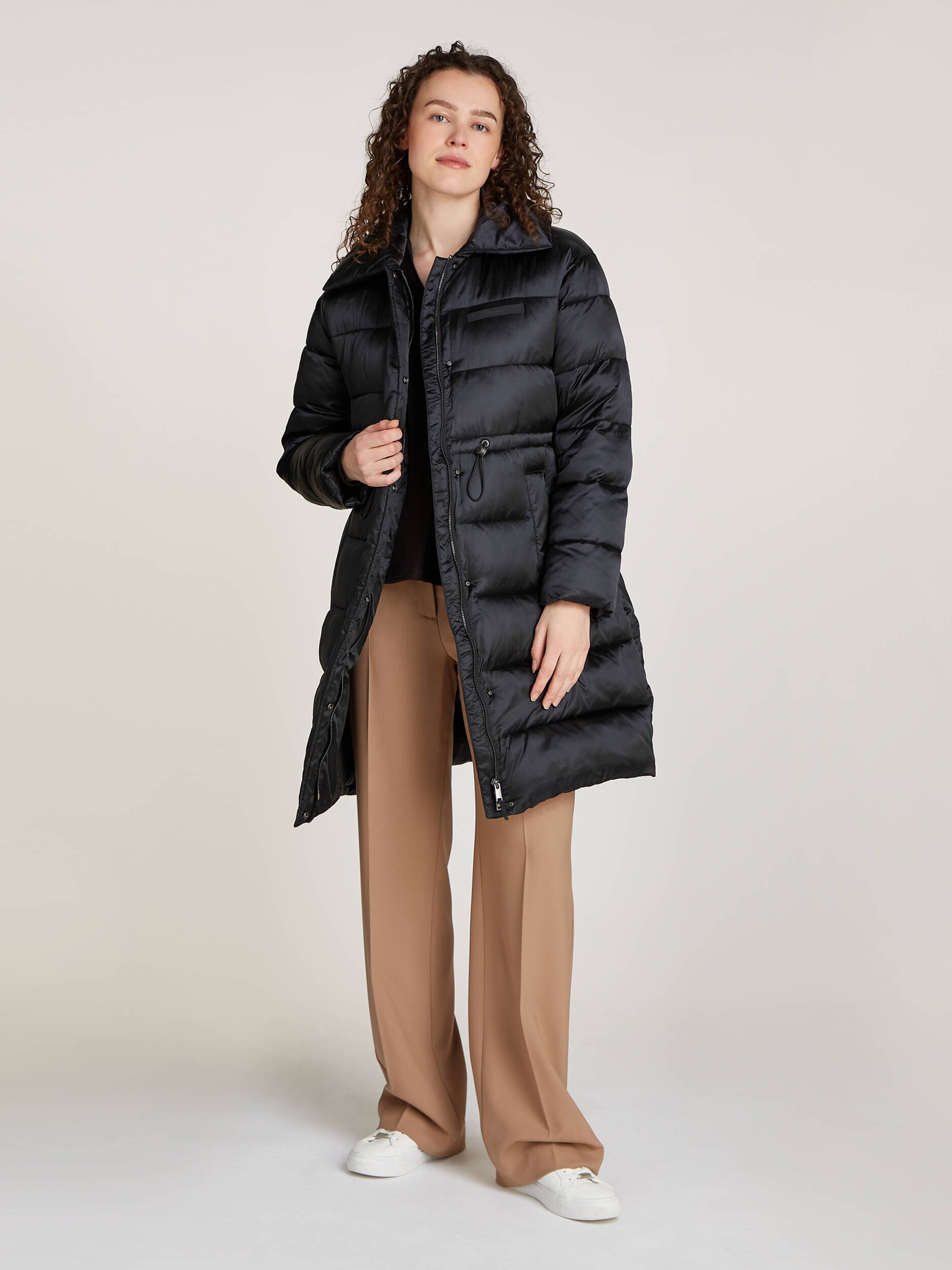 Calvin Klein De satin geacă | Regular Fit