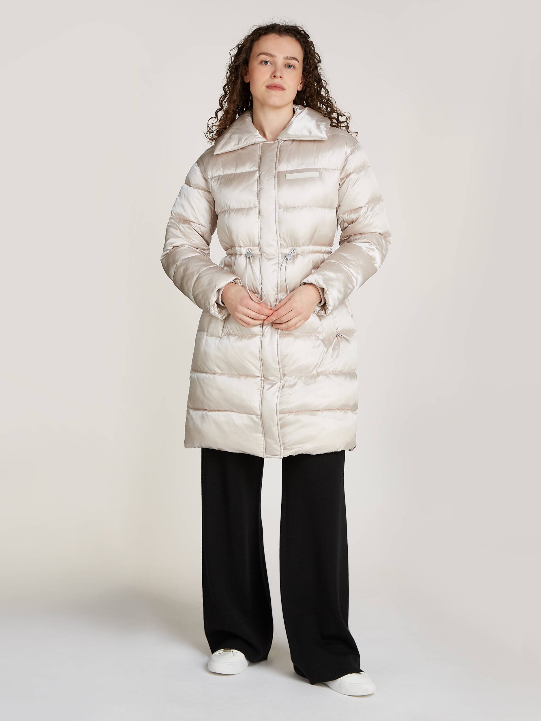 Calvin Klein De satin geacă | Regular Fit