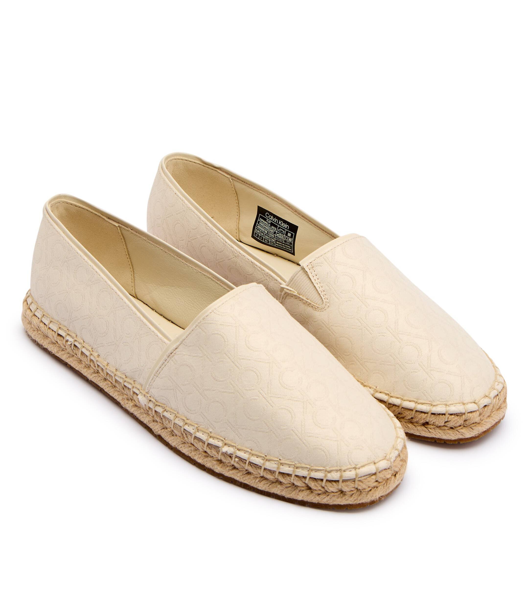 Calvin Klein Espadrile cu adaos de piele