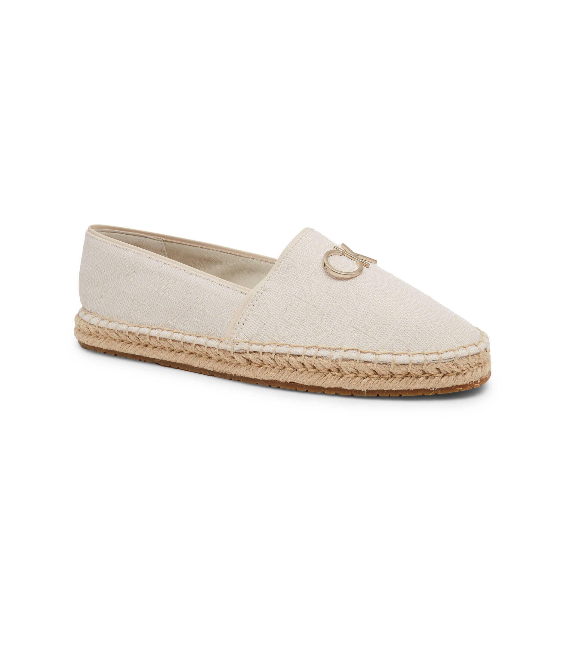 Calvin Klein Espadrile cu adaos de piele