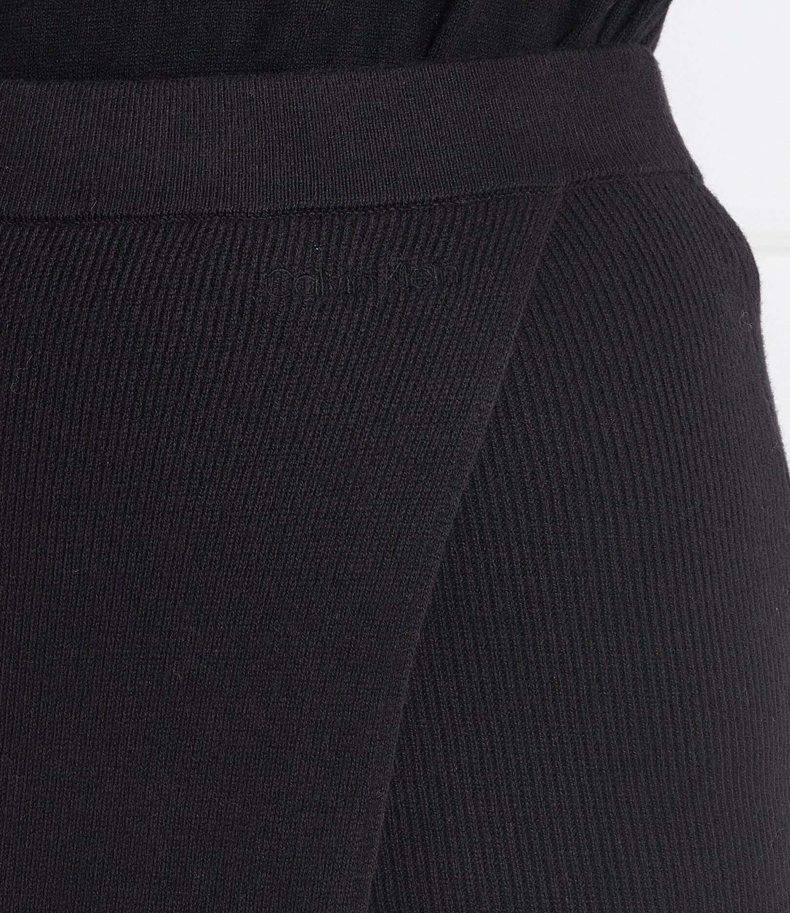 Calvin Klein Fustă cu adaos de lână