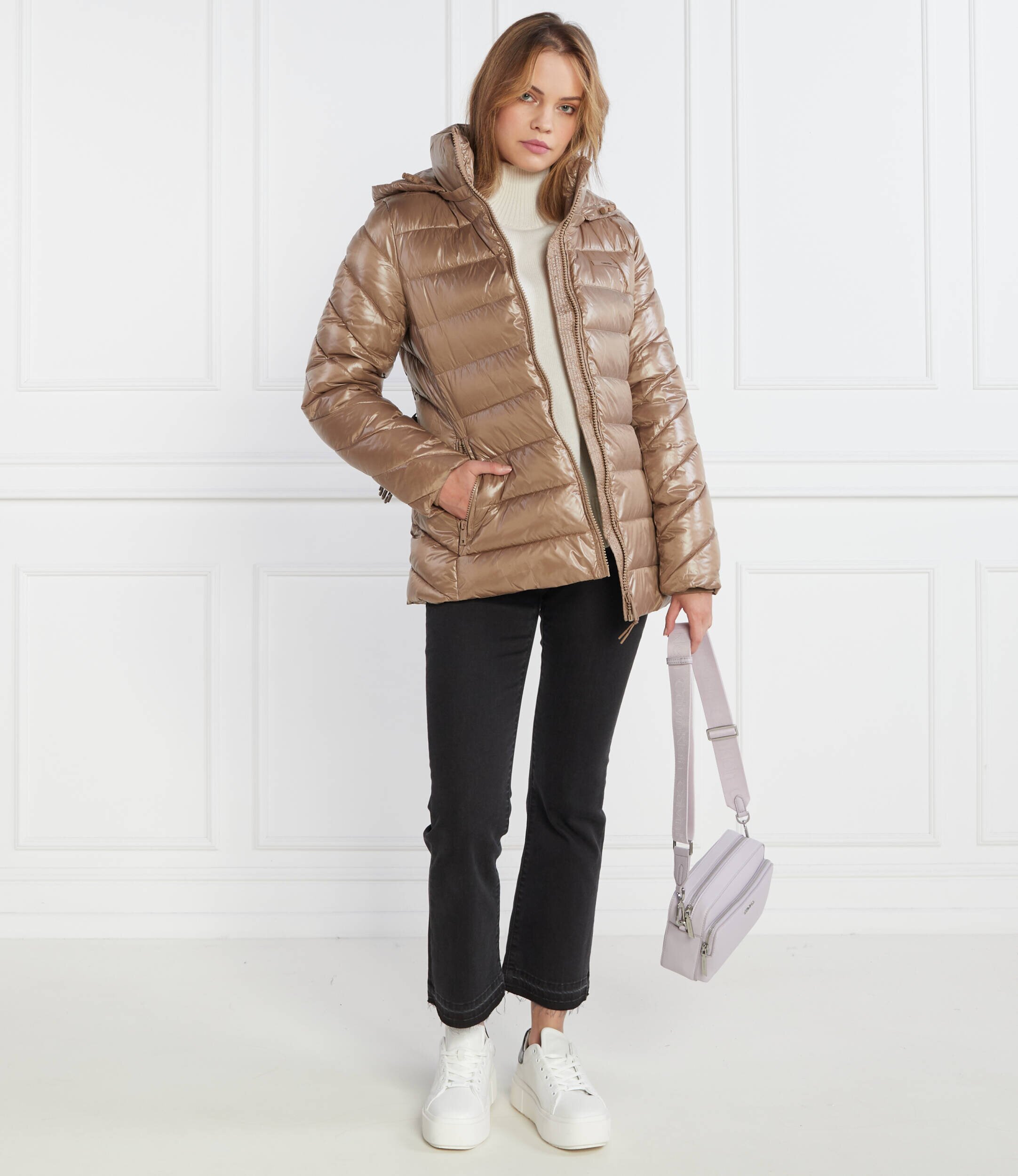 Calvin Klein Geacă ESS BELTED PADDED LW | Regular Fit