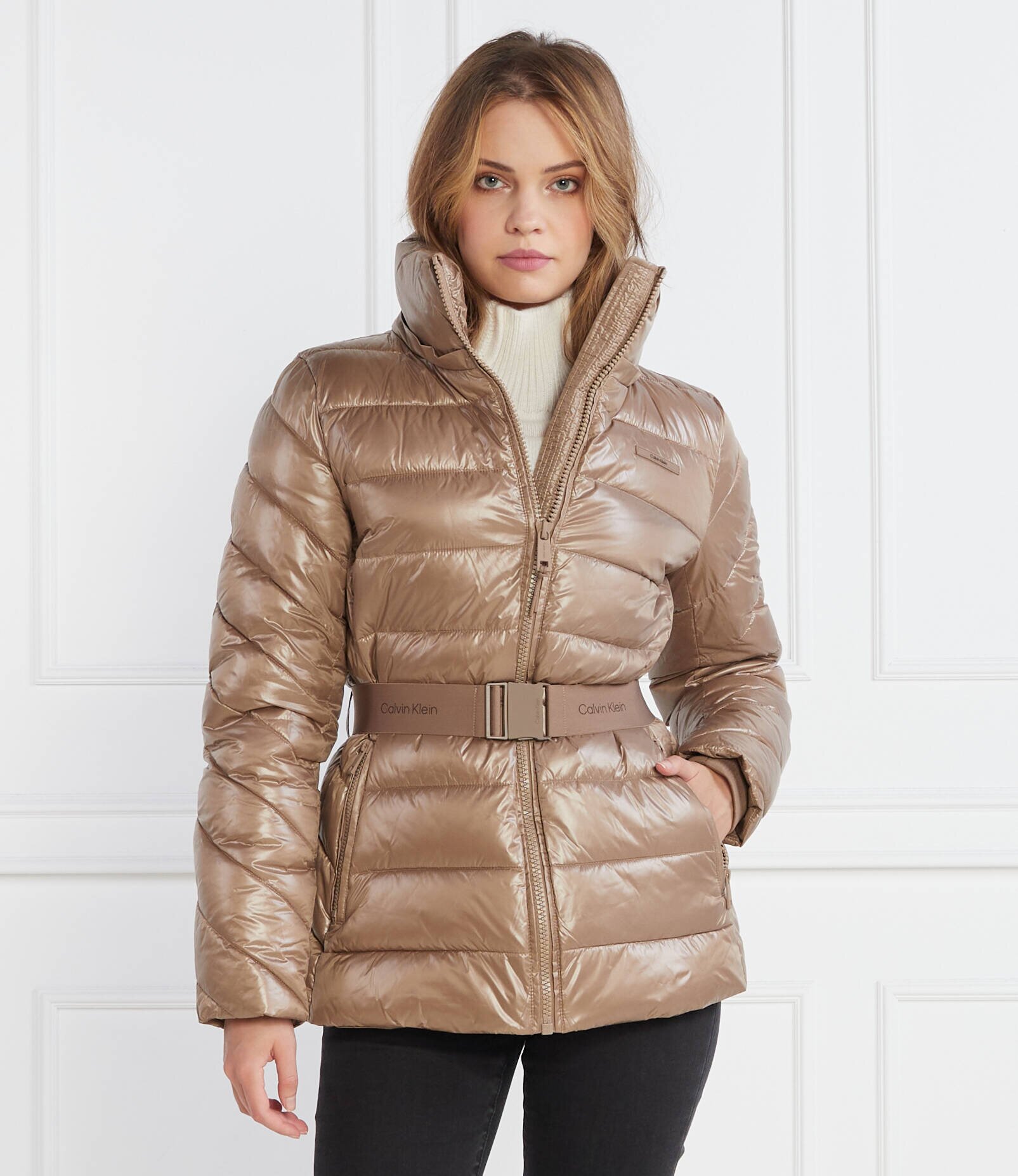 Calvin Klein Geacă ESS BELTED PADDED LW | Regular Fit