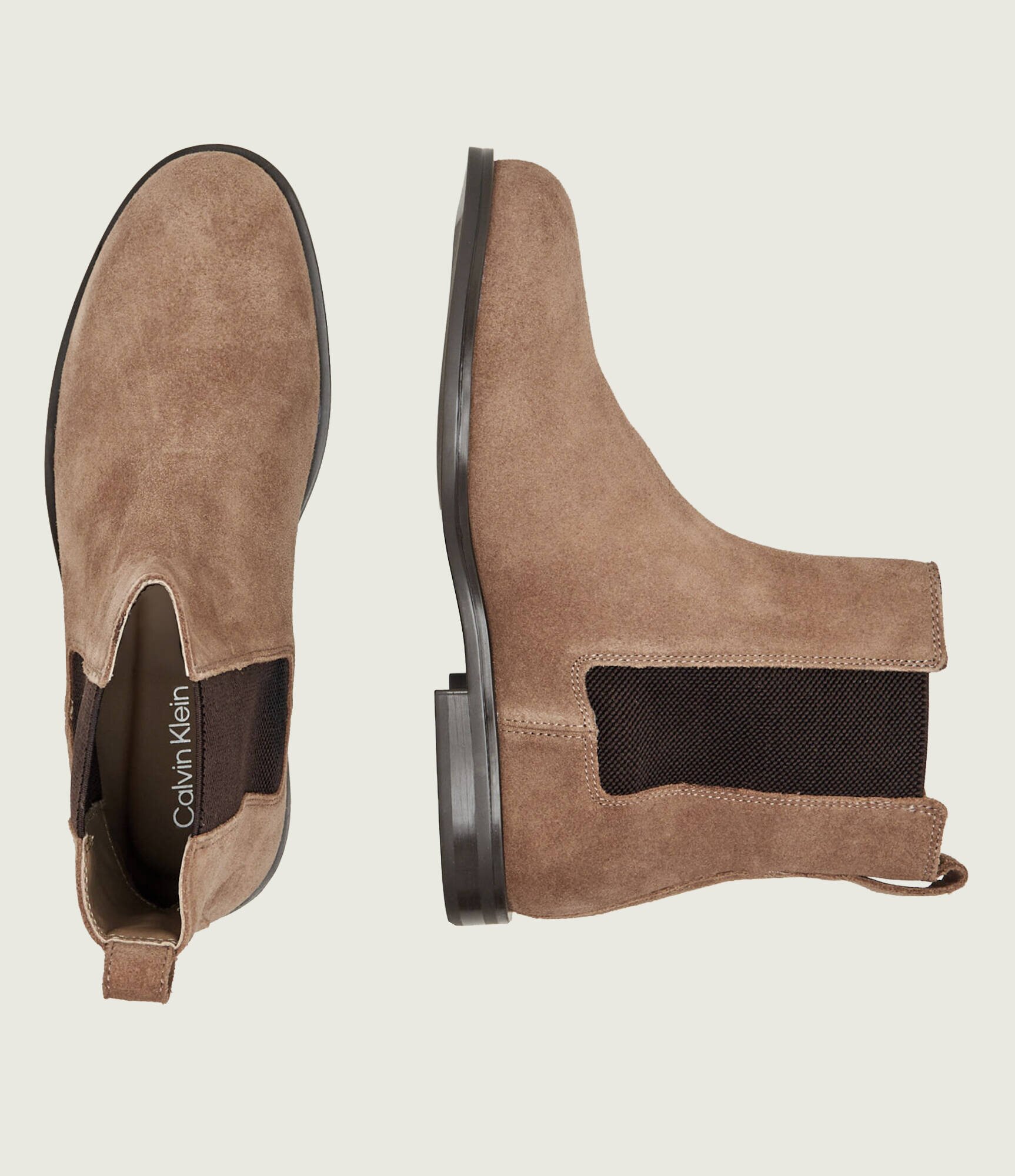Calvin Klein Ghete chelsea Chelsea | piele întoarsă