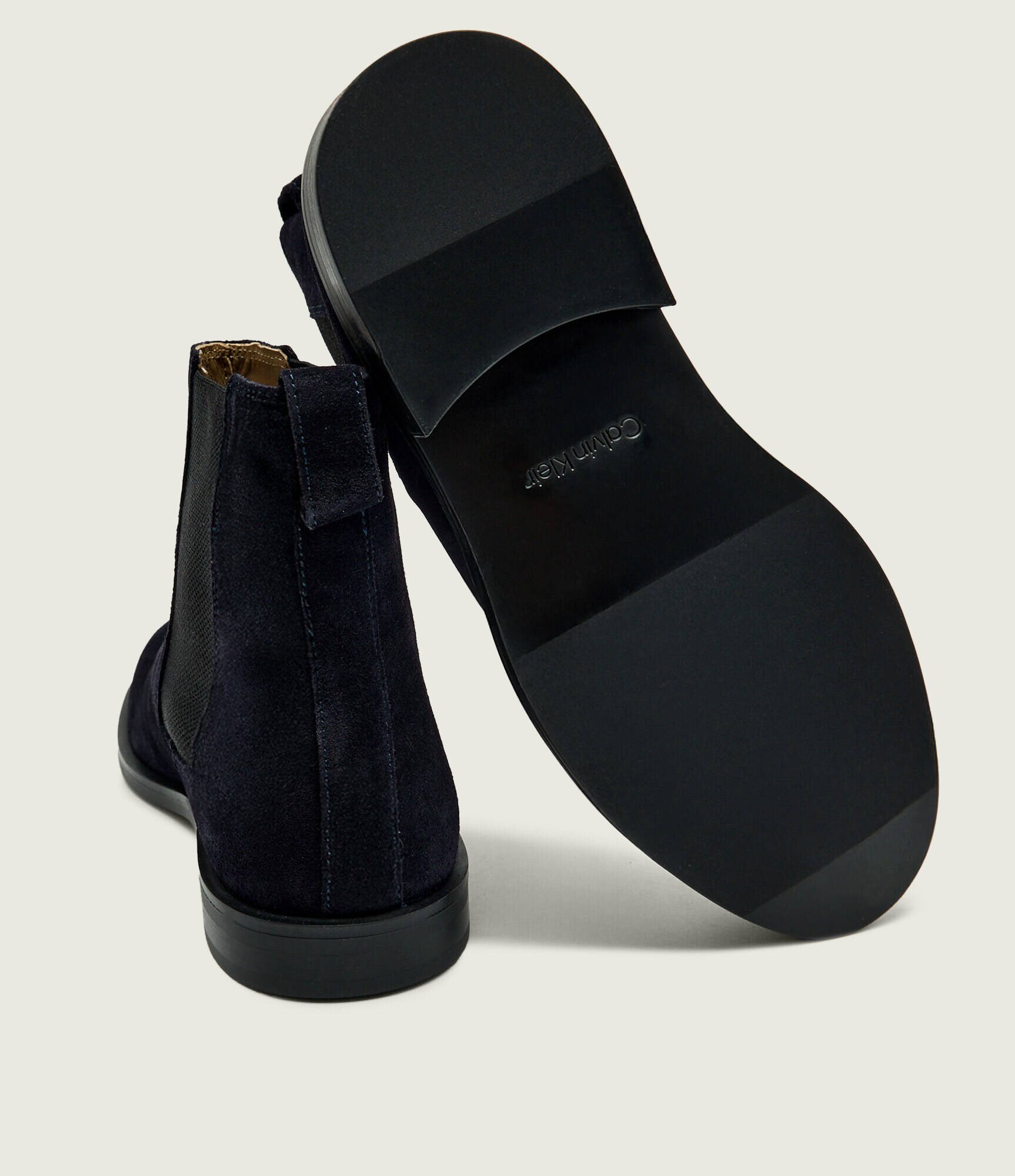 Calvin Klein Ghete chelsea Chelsea | piele întoarsă
