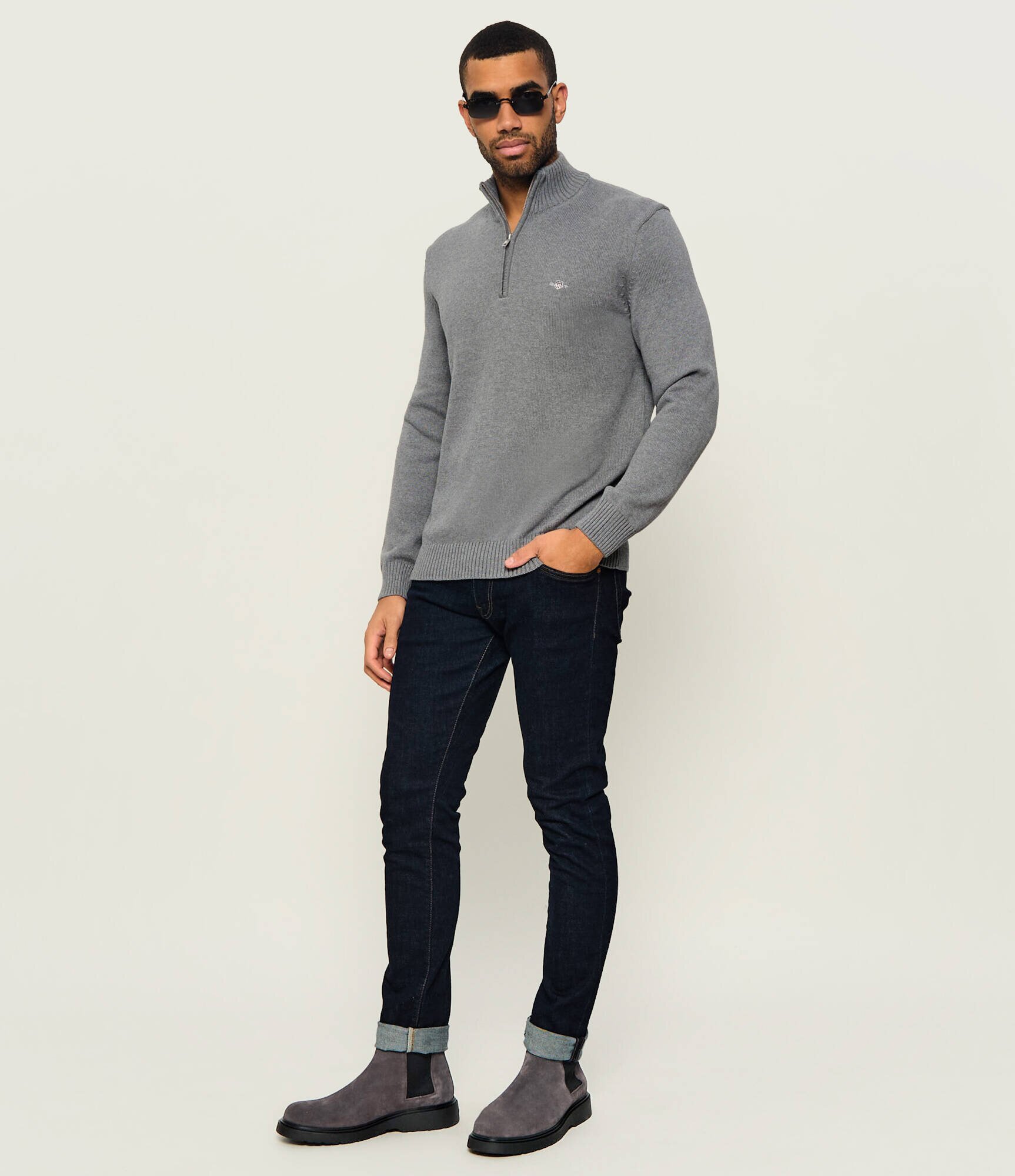 Calvin Klein Ghete chelsea Chelsea | piele întoarsă