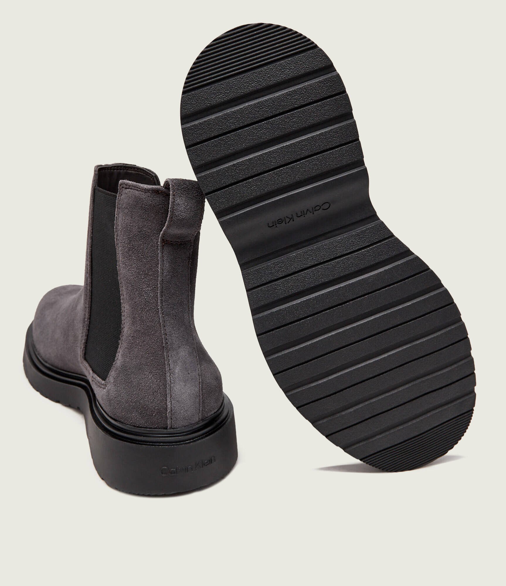 Calvin Klein Ghete chelsea Chelsea | piele întoarsă