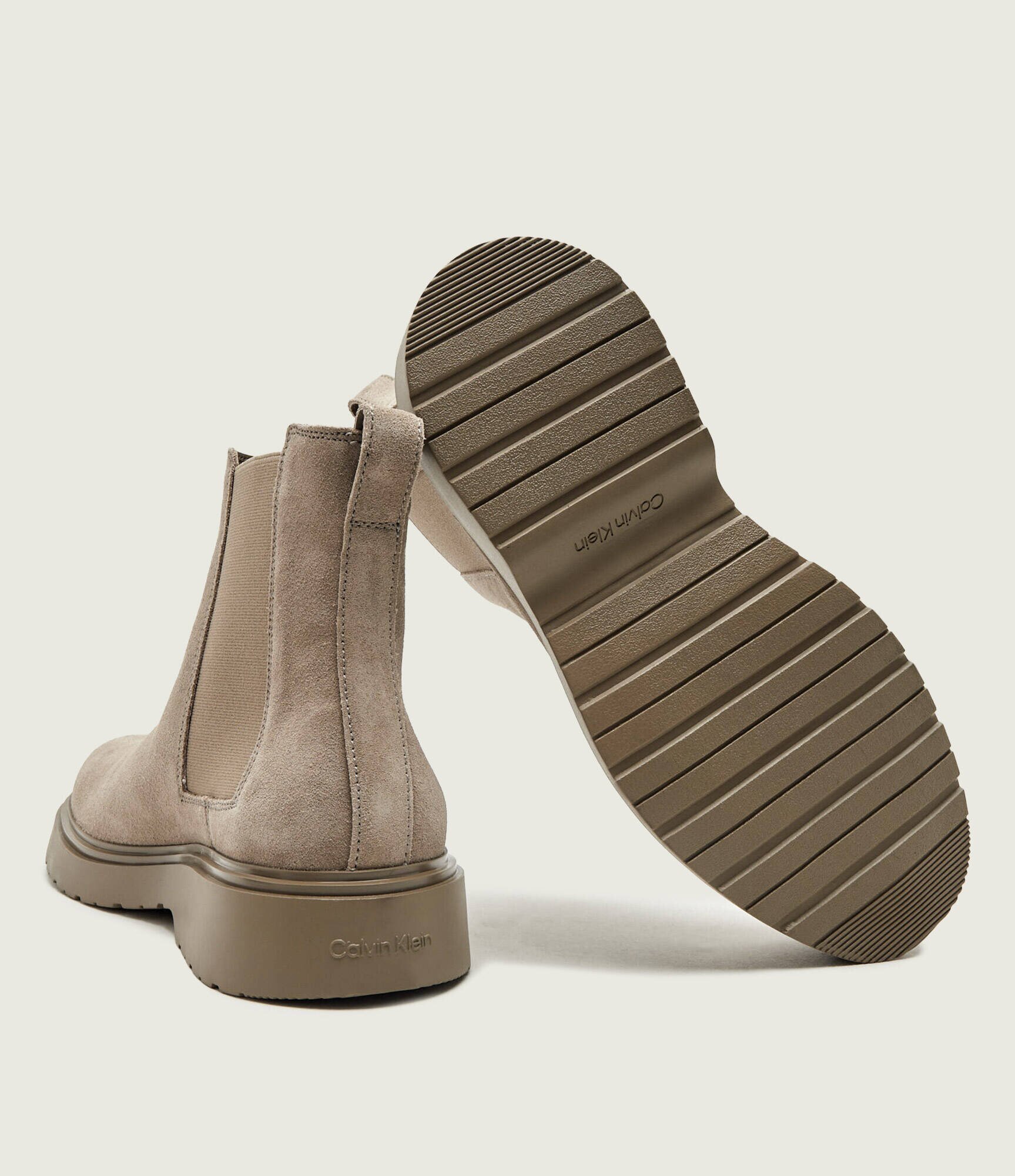 Calvin Klein Ghete chelsea | piele întoarsă