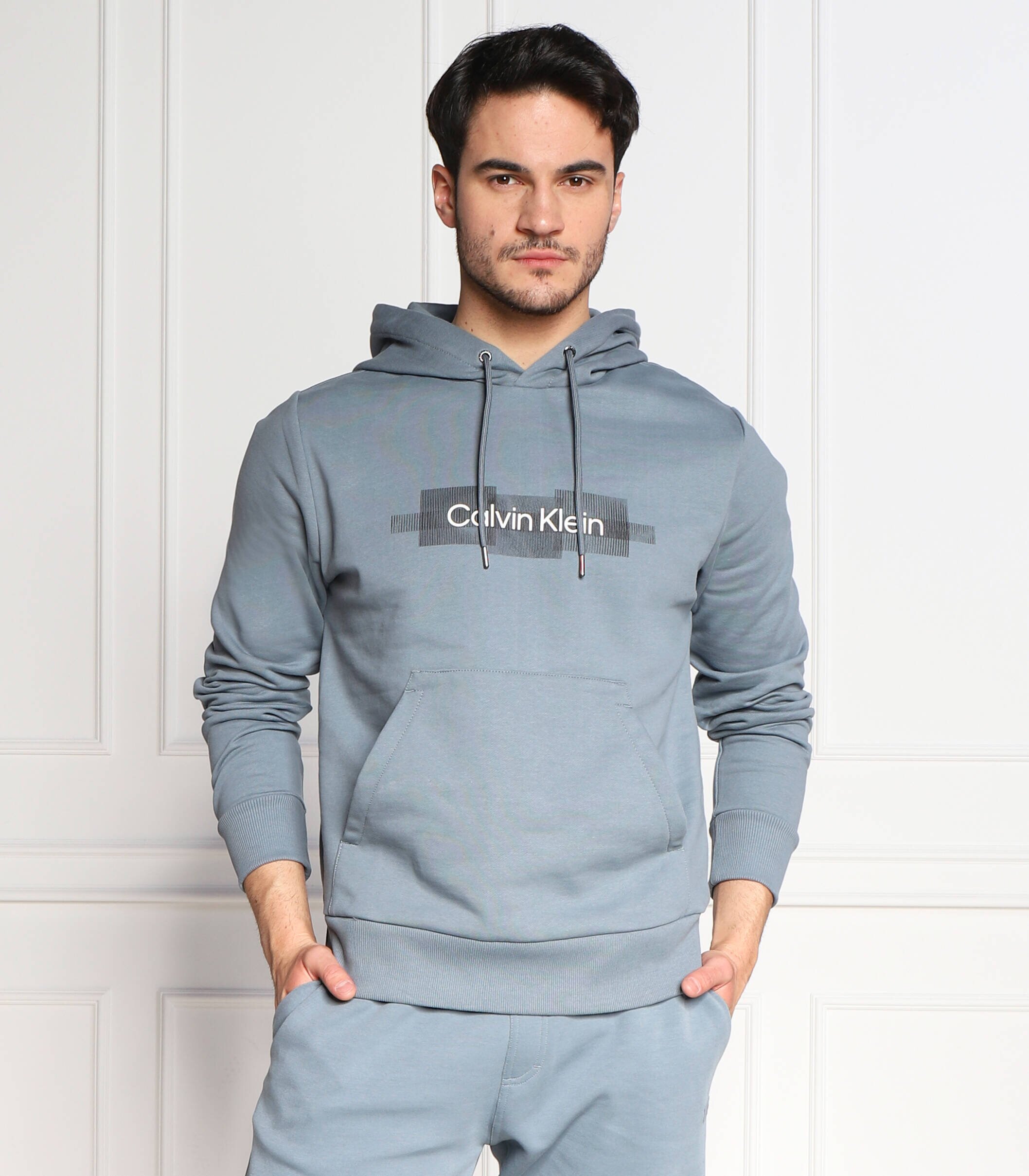 Calvin Klein Hanorac BOX STRIPED LOGO | Regular Fit