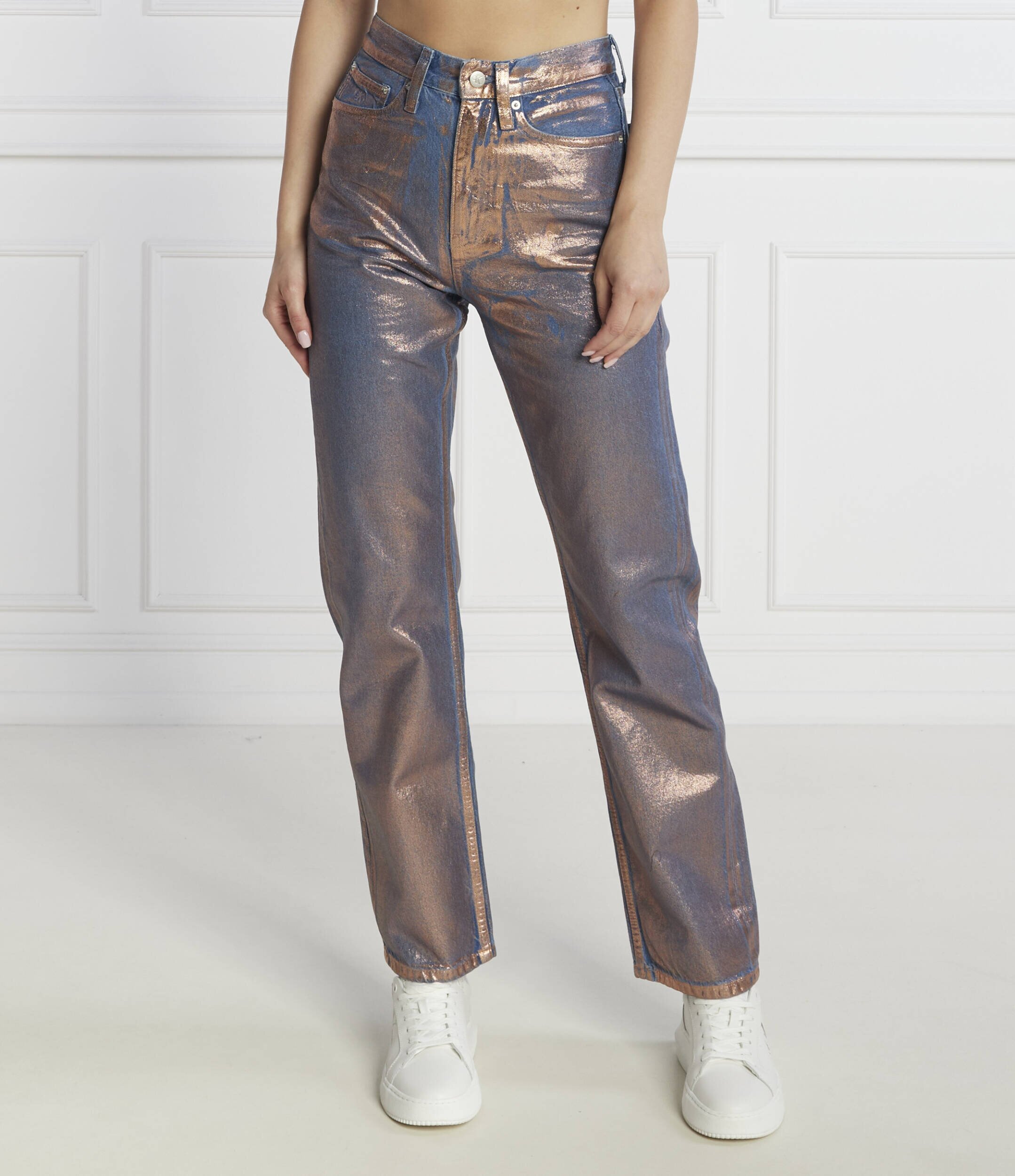 Calvin Klein Jeans Blugi HIGH RISE STRAIGHT | Straight fit | high waist