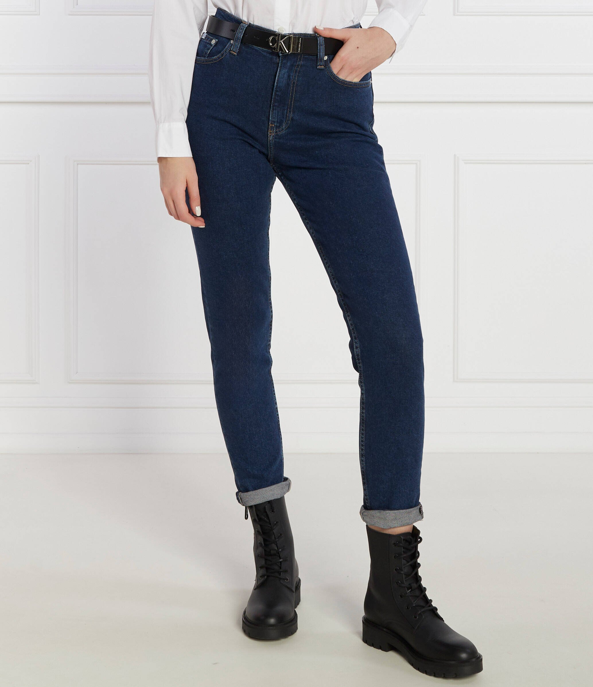 Calvin Klein Jeans Blugi MOM JEAN | Slim Fit