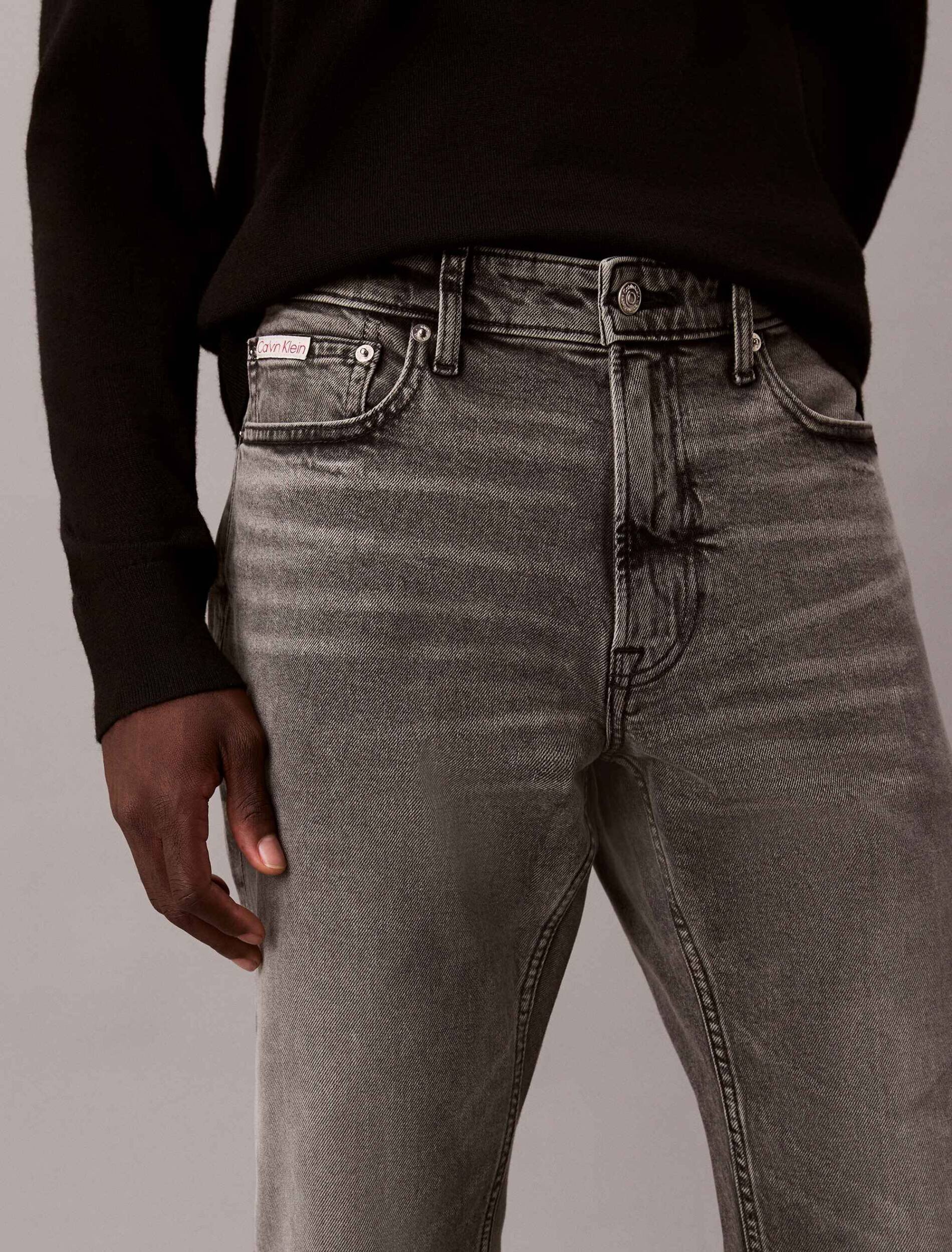 Calvin Klein Jeans Blugi Pewter Rock | Slim Fit