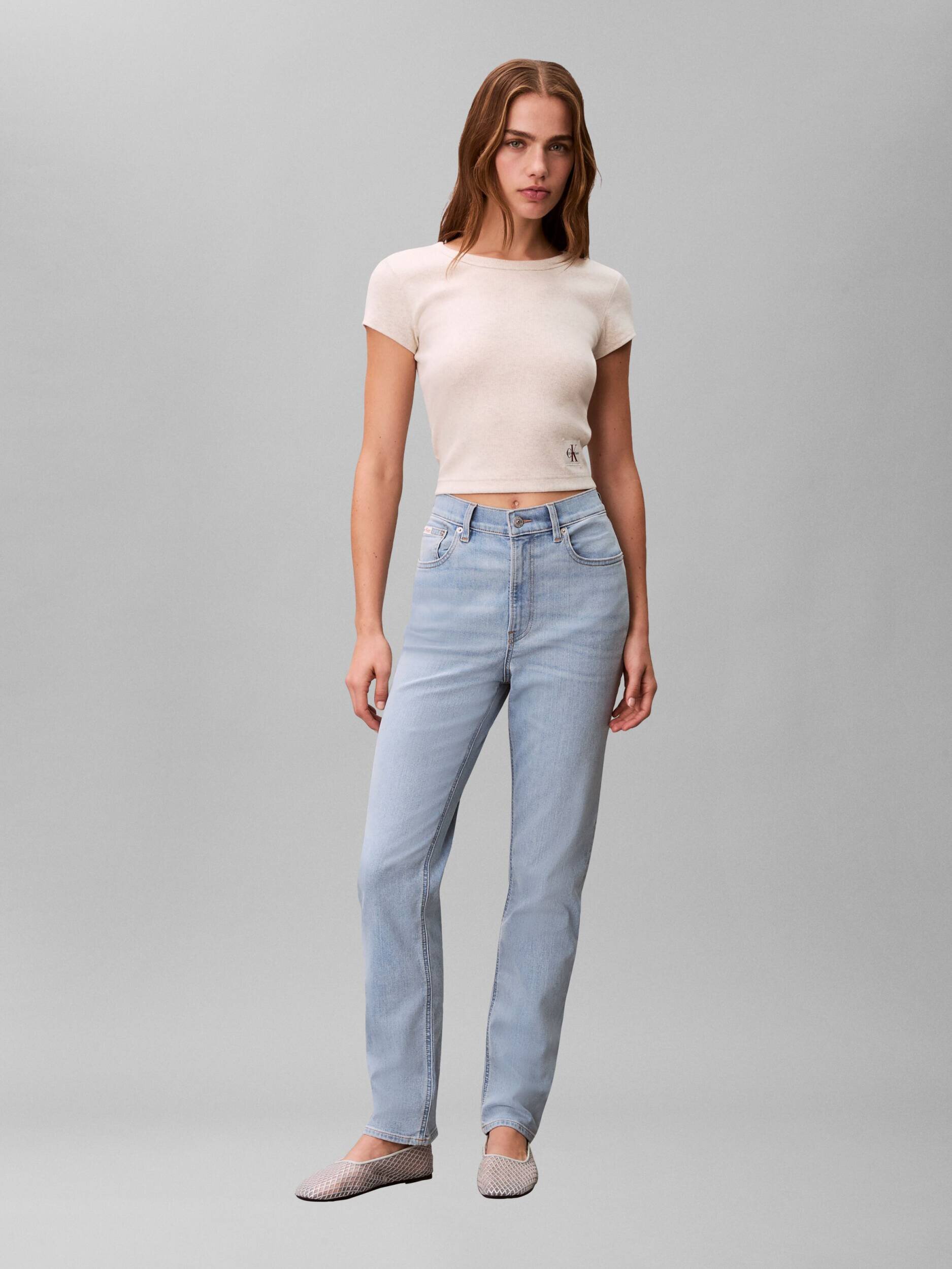 Calvin Klein Jeans Blugi | Relaxed fit | high rise
