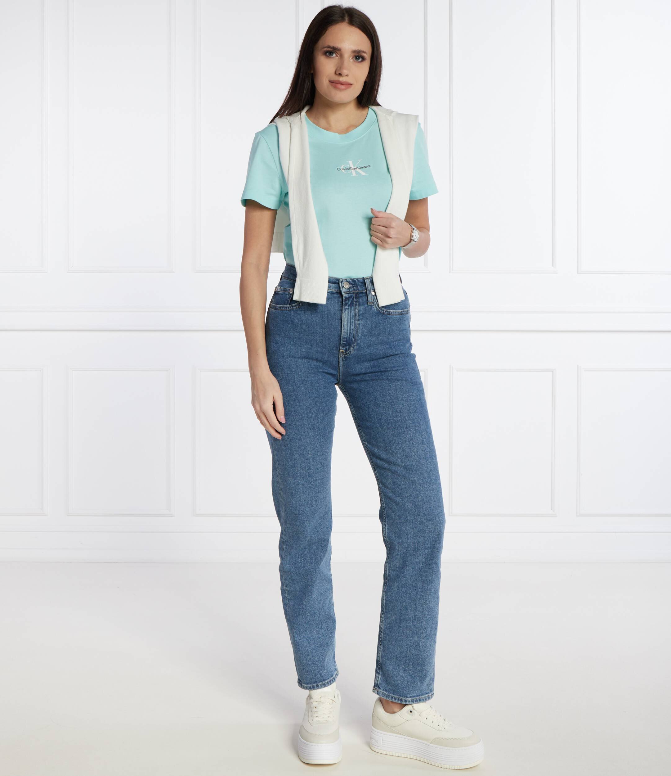 Calvin Klein Jeans Blugi | Straight fit | high rise