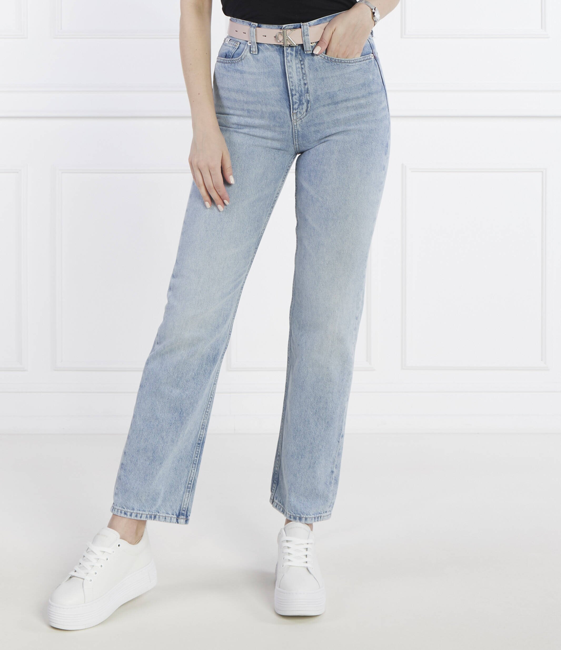Calvin Klein Jeans Blugi | Straight fit | high rise